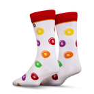 ODDMART Skittles Crew Socks 2-Pack