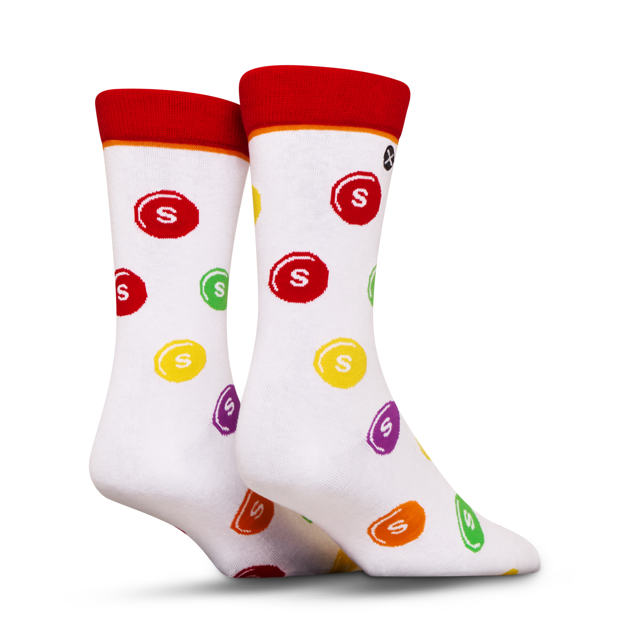 ODDMART Skittles Crew Socks 2-Pack