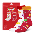 ODDMART Skittles Crew Socks 2-Pack