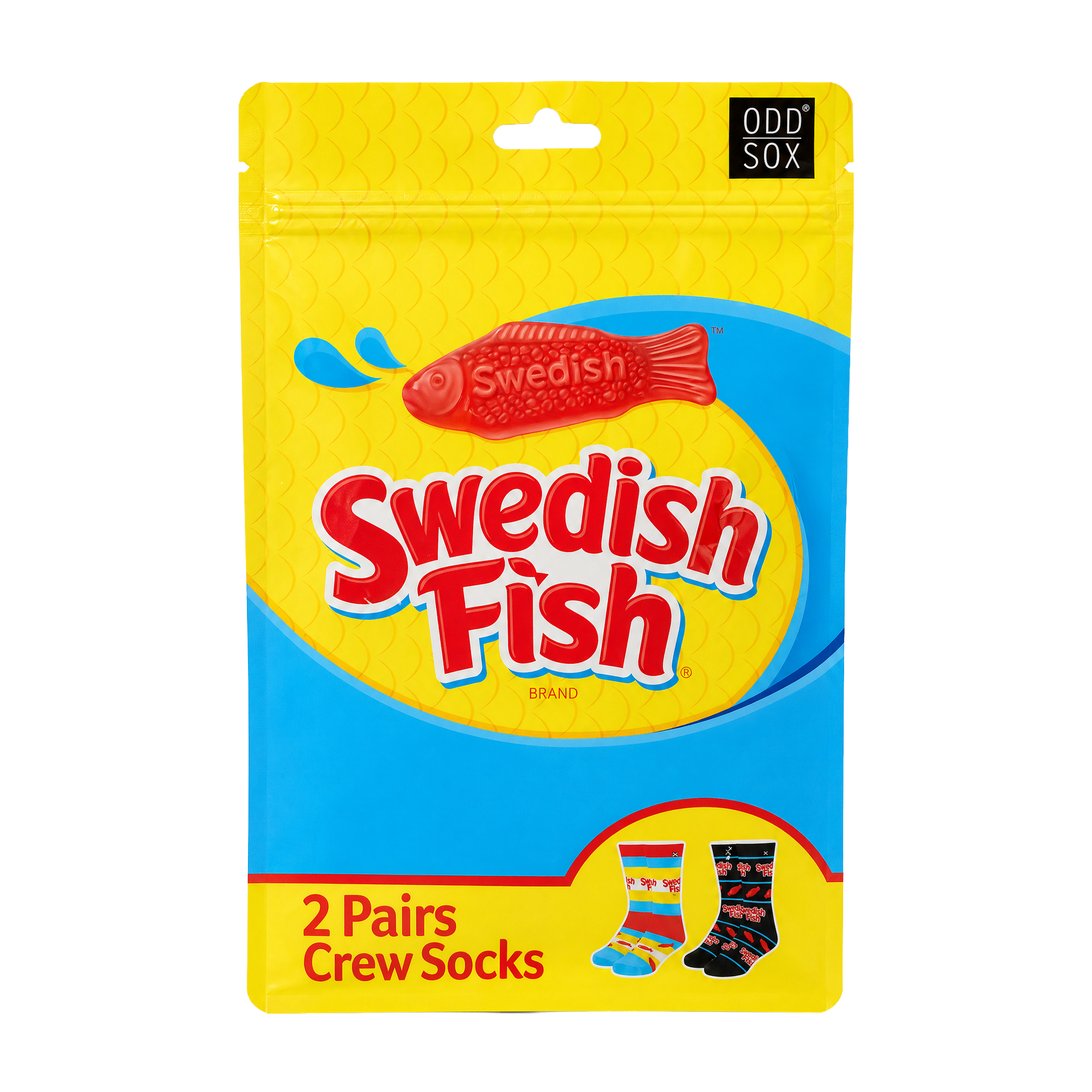 ODDMART Swedish Fish Crew Socks 2-Pack