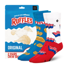 ODDMART Ruffles Crew Socks 2-Pack