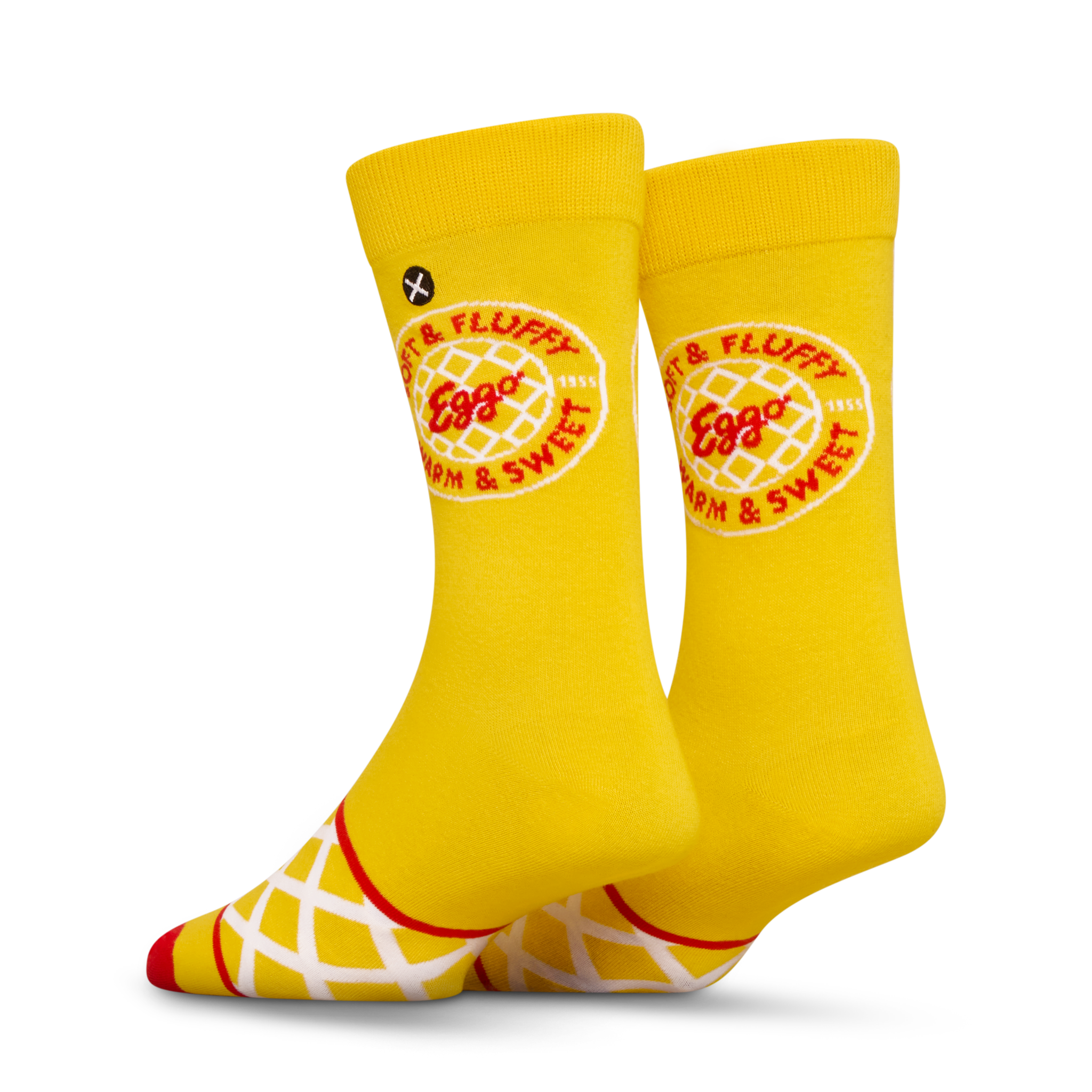 ODDMART Eggo Crew Socks 2-Pack