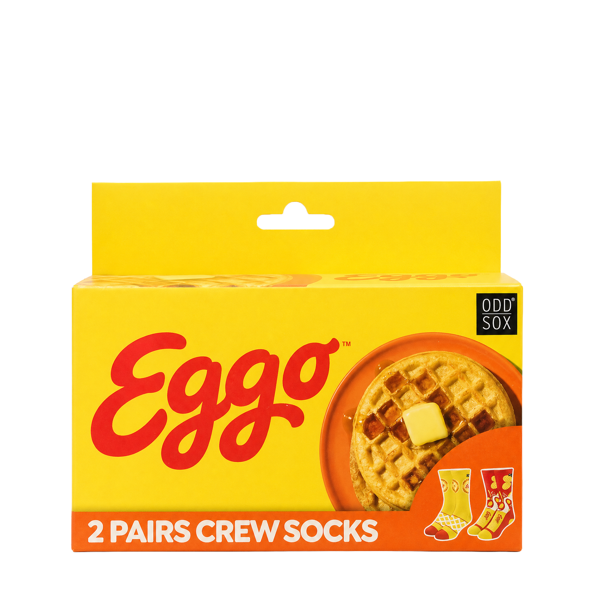 ODDMART Eggo Crew Socks 2-Pack