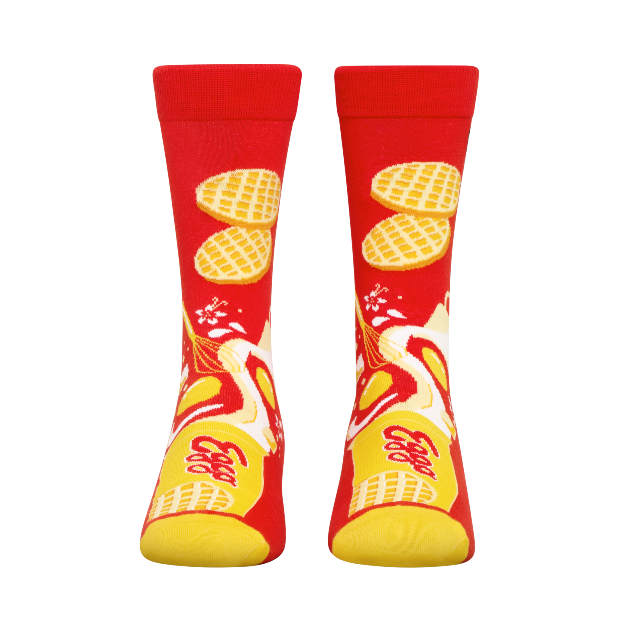 ODDMART Eggo Crew Socks 2-Pack