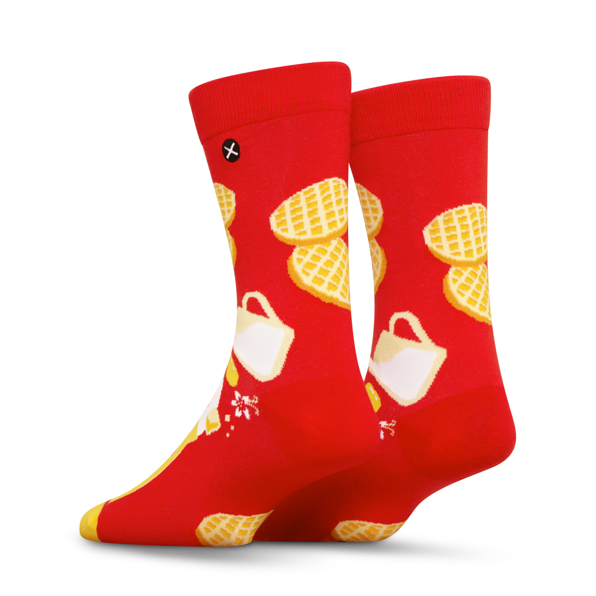 ODDMART Eggo Crew Socks 2-Pack