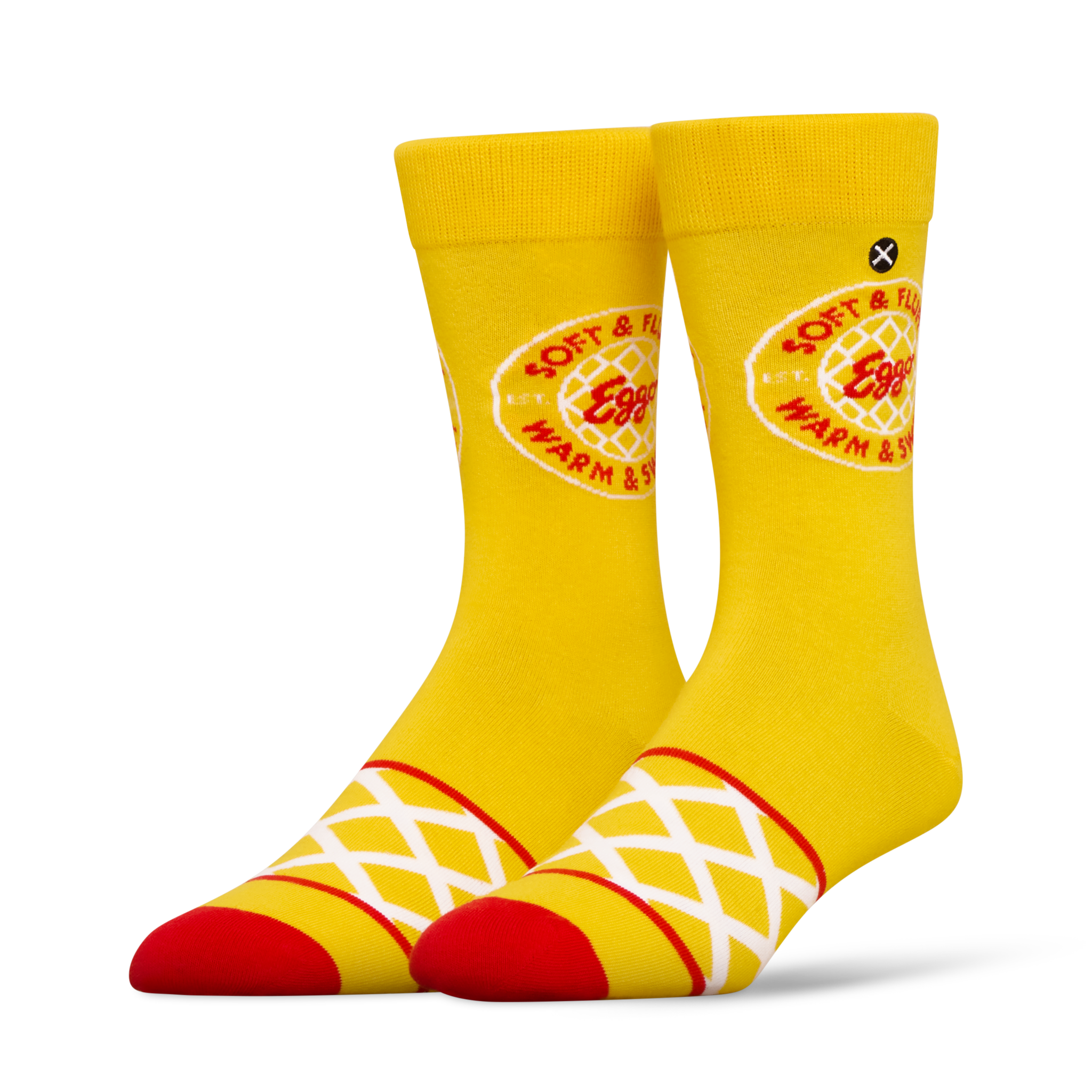 ODDMART Eggo Crew Socks 2-Pack