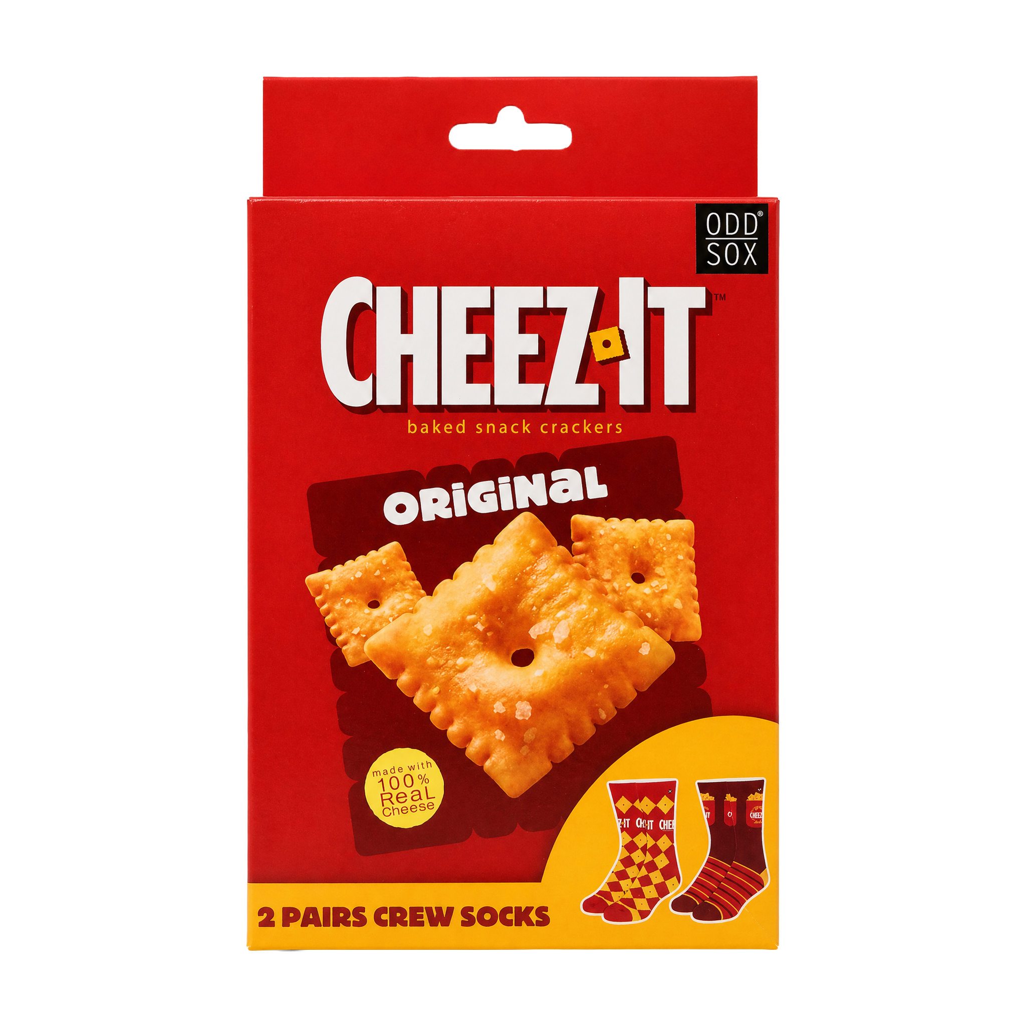 ODDMART Cheez-It Crew Socks 2-Pack