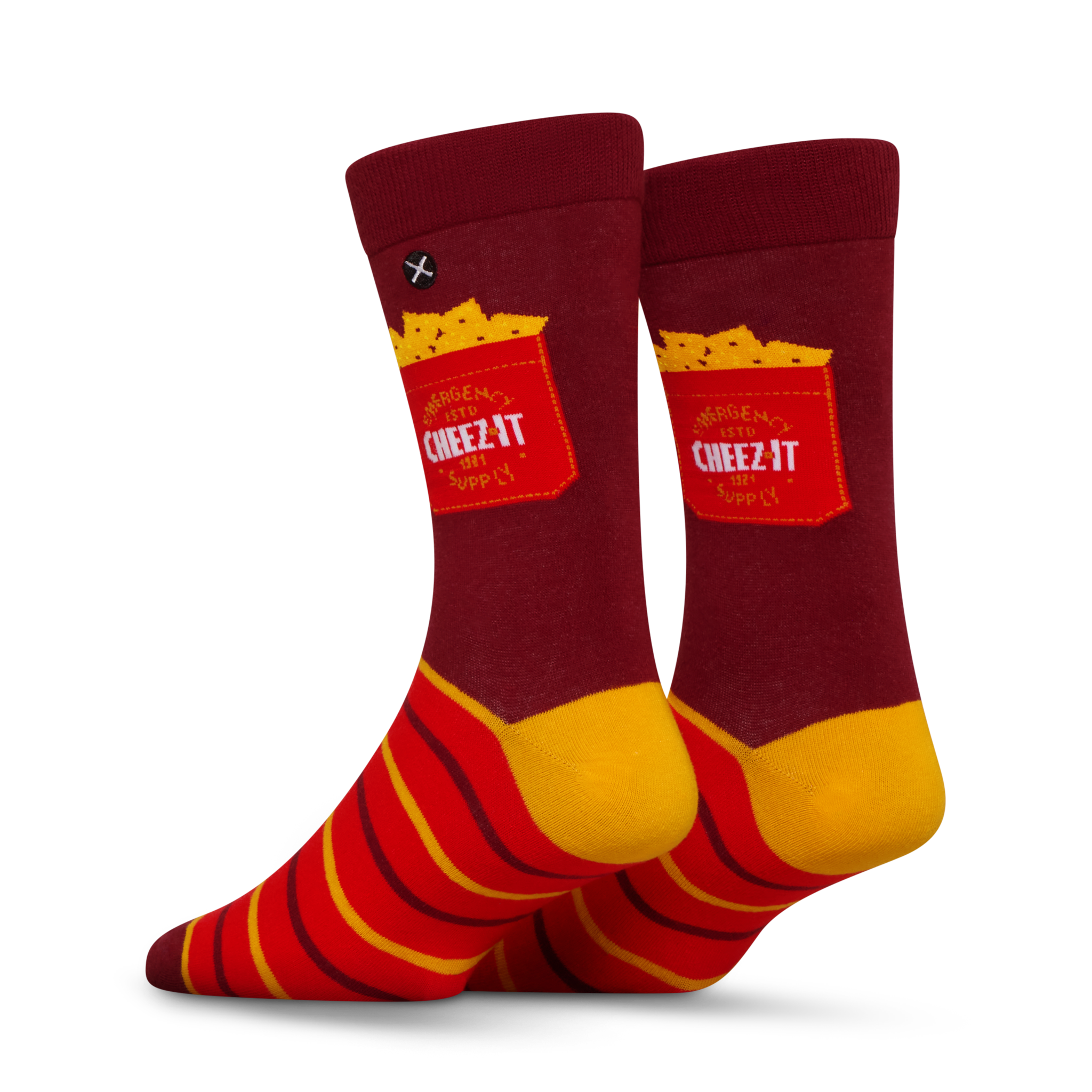 ODDMART Cheez-It Crew Socks 2-Pack