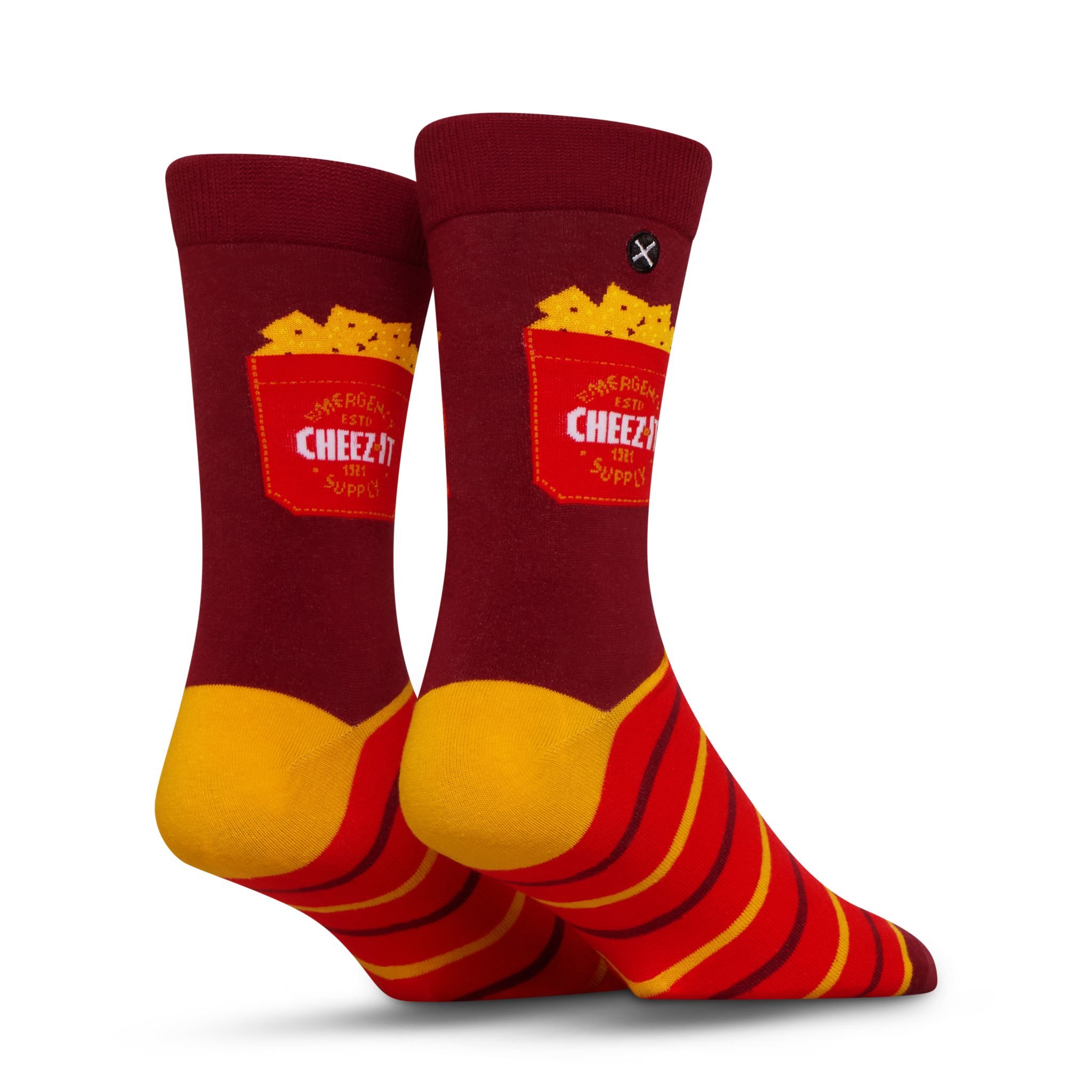 ODDMART Cheez-It Crew Socks 2-Pack