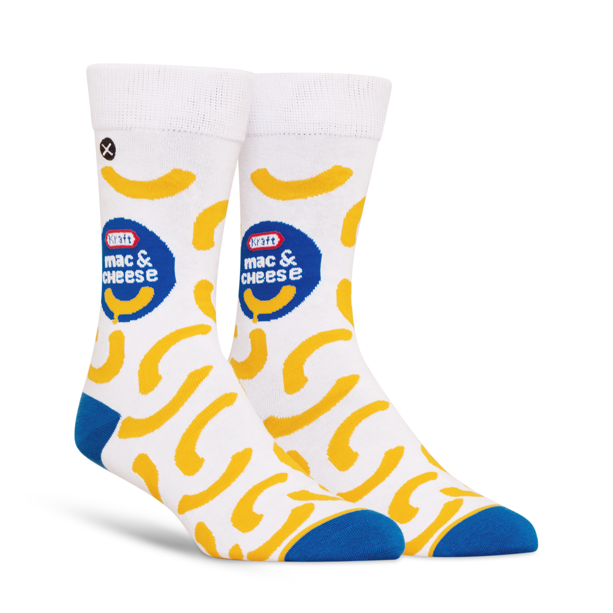 ODDMART Kraft Mac & Cheese Crew Socks 2-Pack