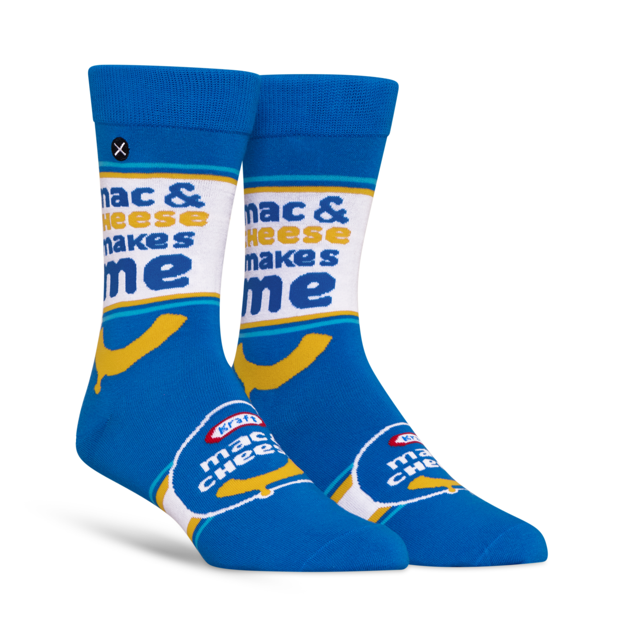 ODDMART Kraft Mac & Cheese Crew Socks 2-Pack