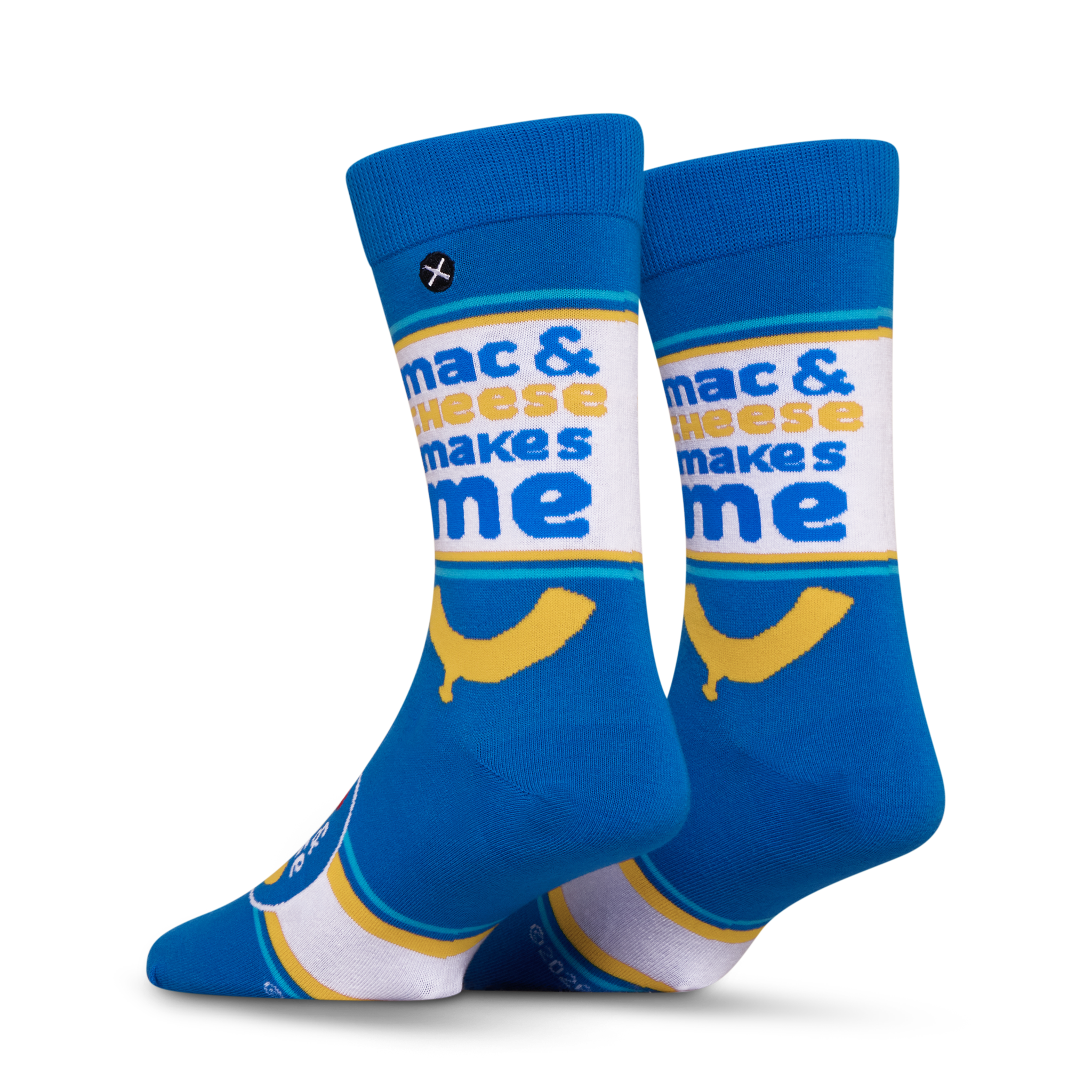 ODDMART Kraft Mac & Cheese Crew Socks 2-Pack
