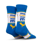 ODDMART Kraft Mac & Cheese Crew Socks 2-Pack