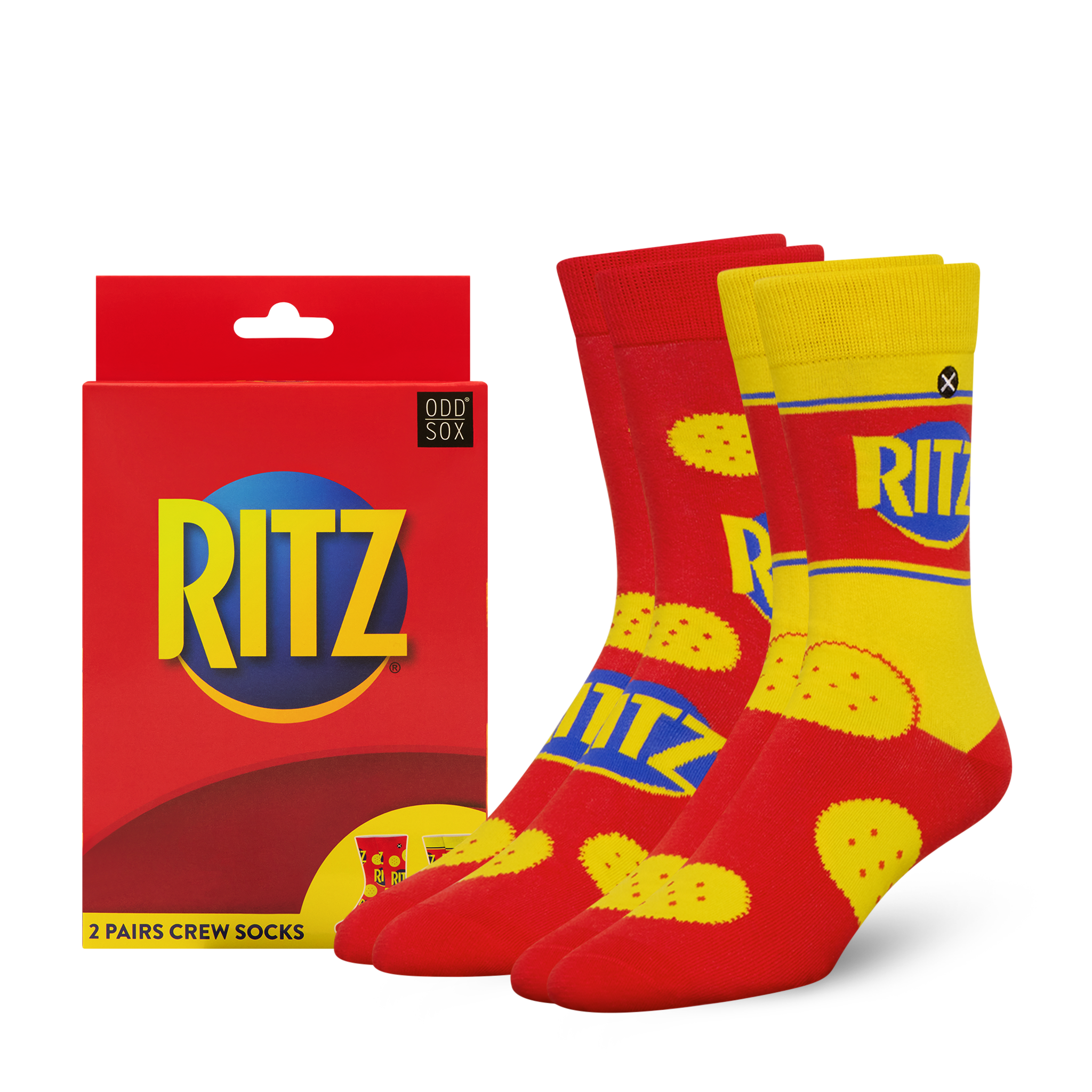 ODDMART Ritz Crew Socks 2-Pack