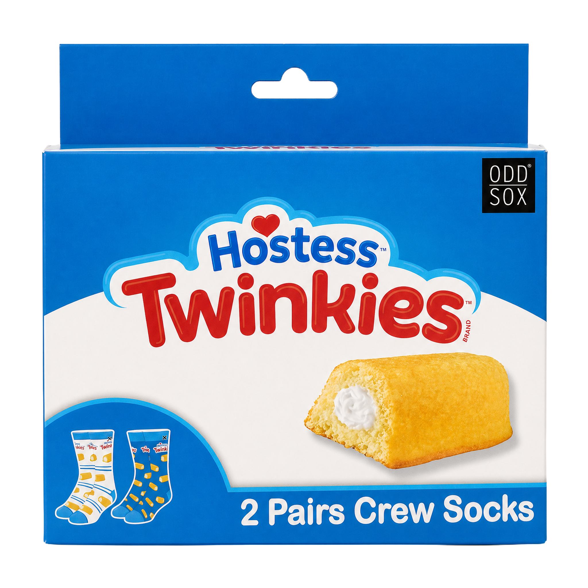 ODDMART Twinkies Crew Socks 2-Pack