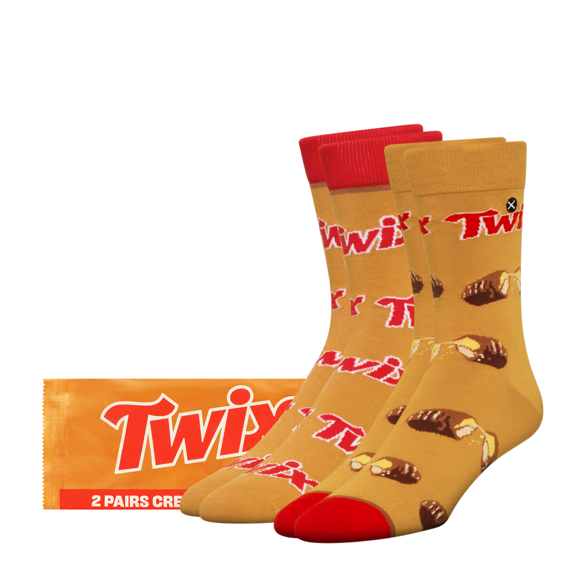 ODDMART Twix Crew Socks 2-Pack