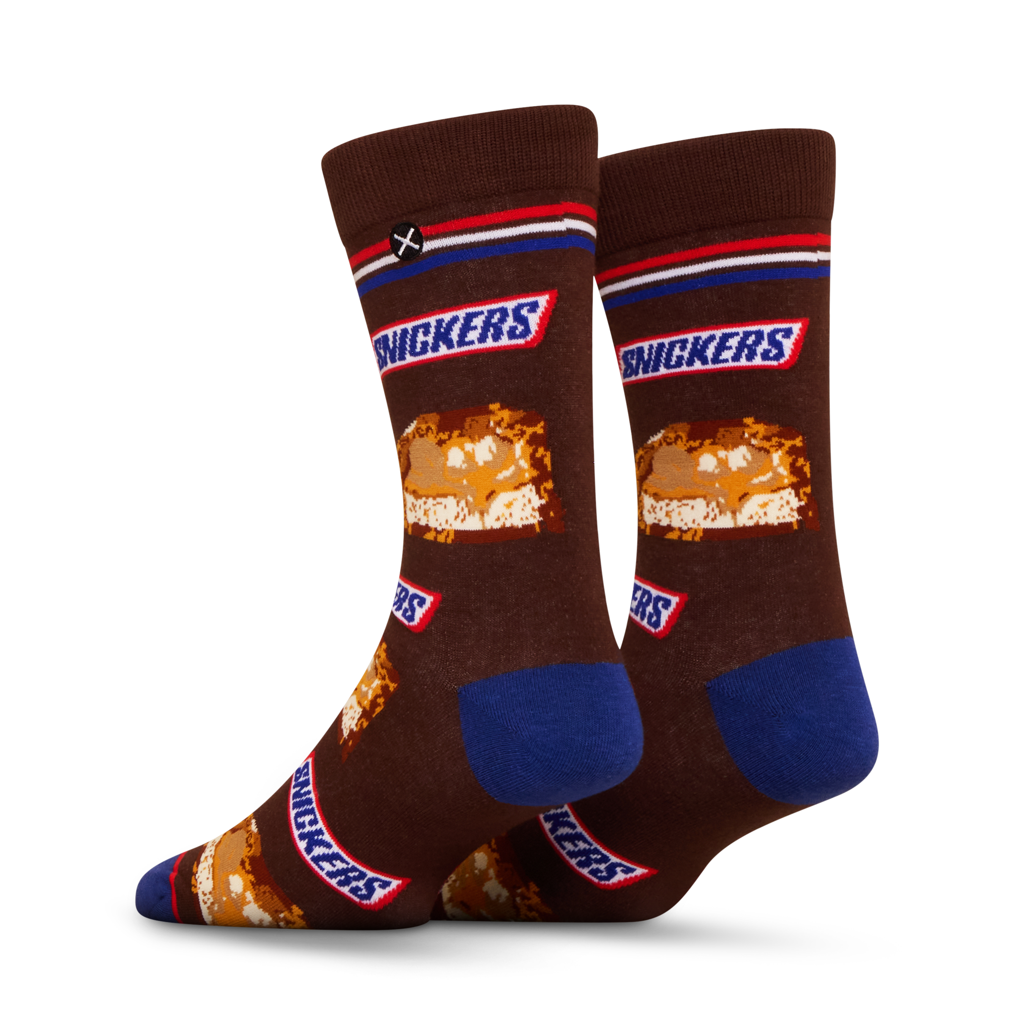 ODDMART Snickers Crew Socks 2-Pack