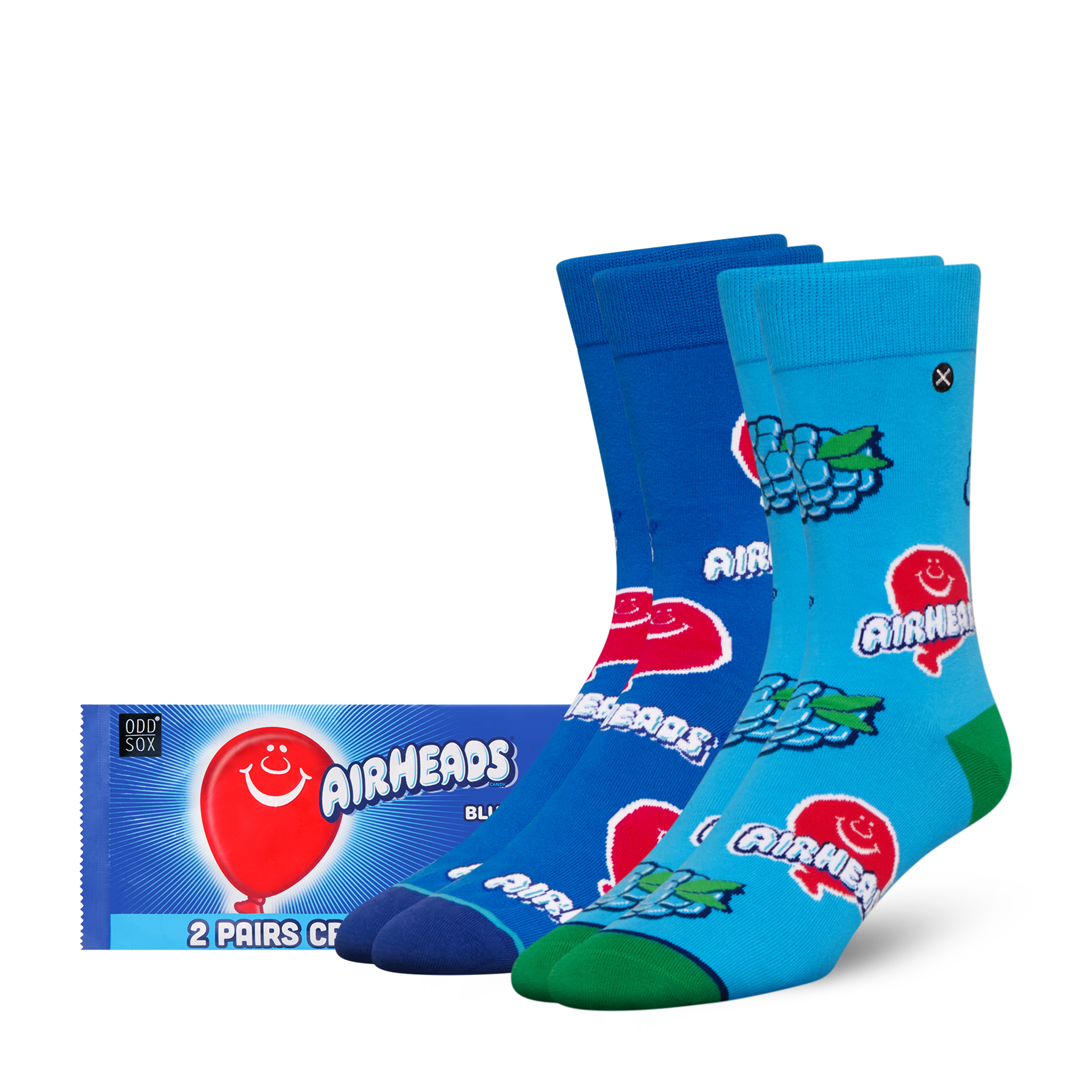 ODDMART Airheads Crew Socks 2-Pack