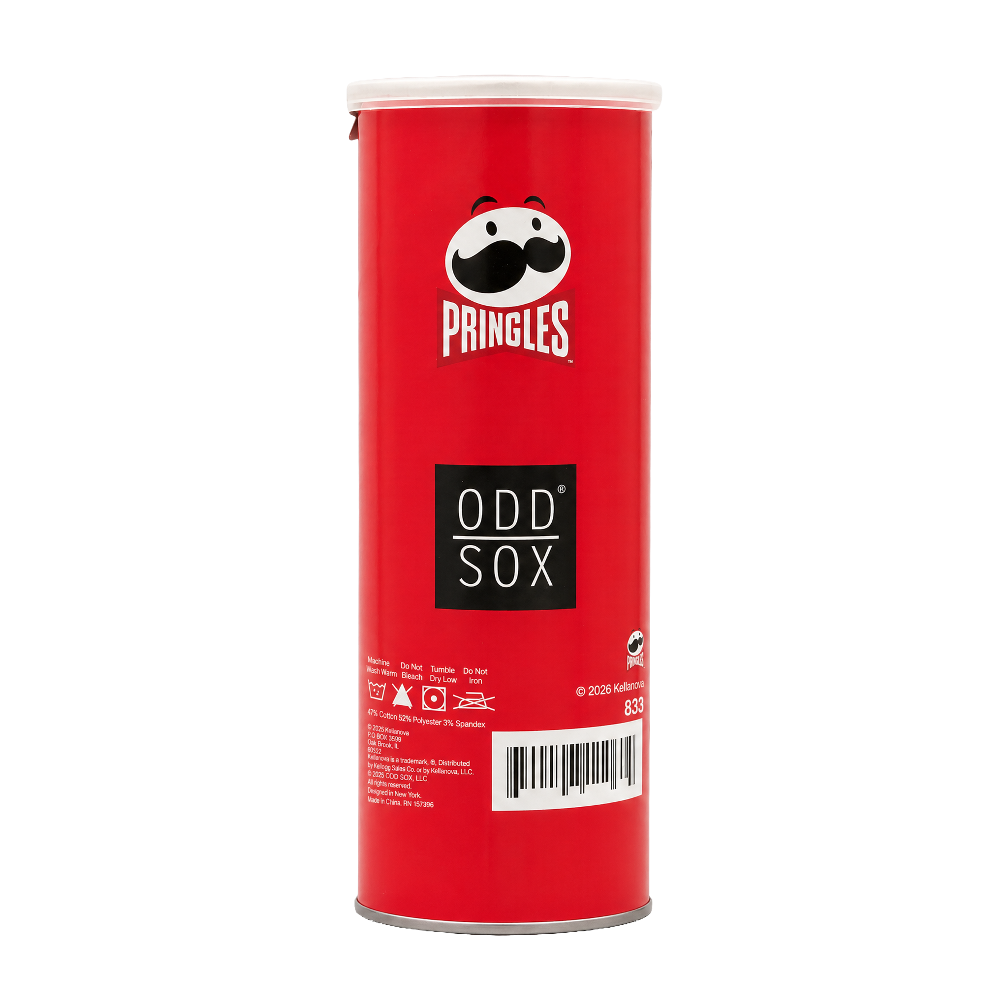 ODDMART Pringles Crew Socks 2-Pack
