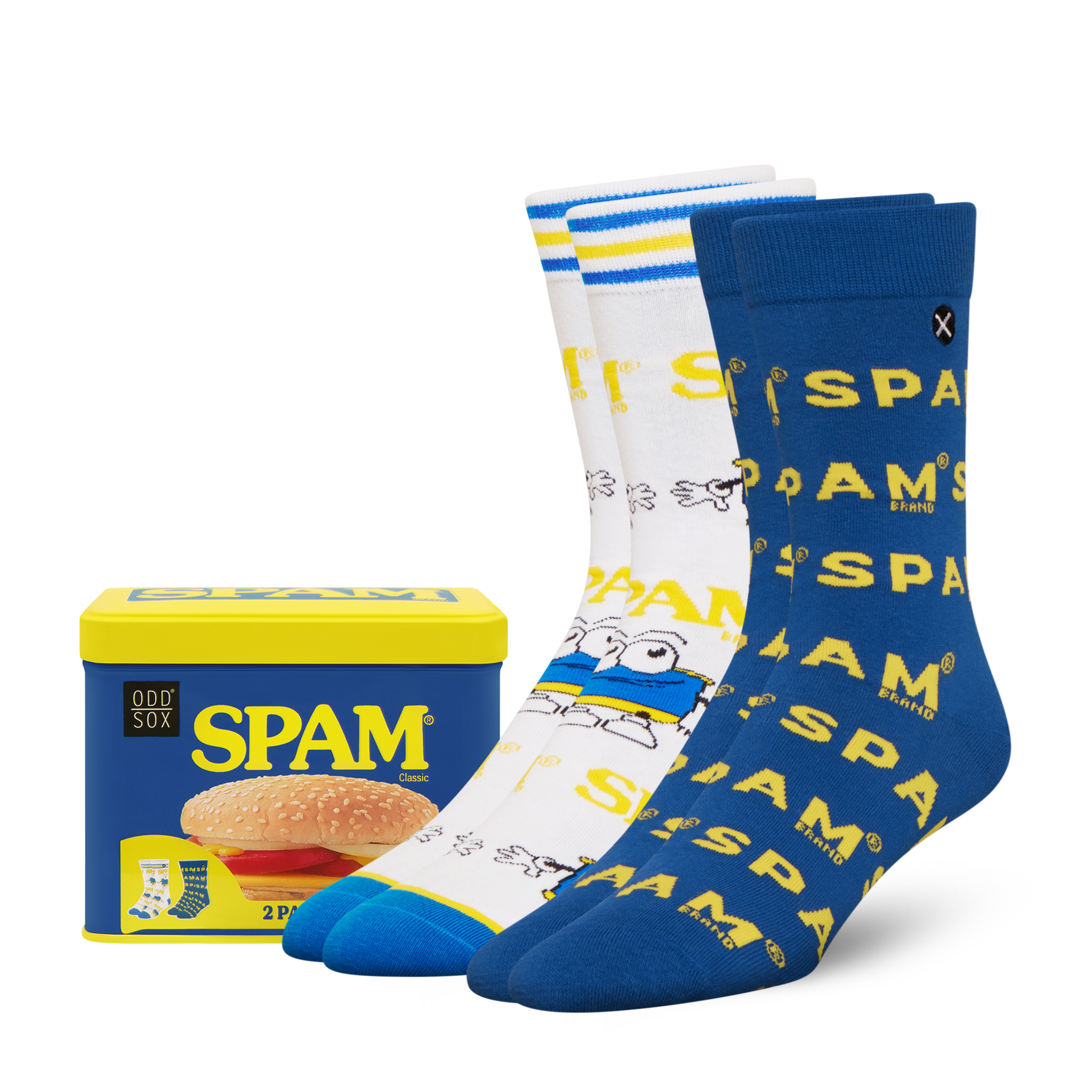 ODDMART SPAM Crew Socks 2-Pack
