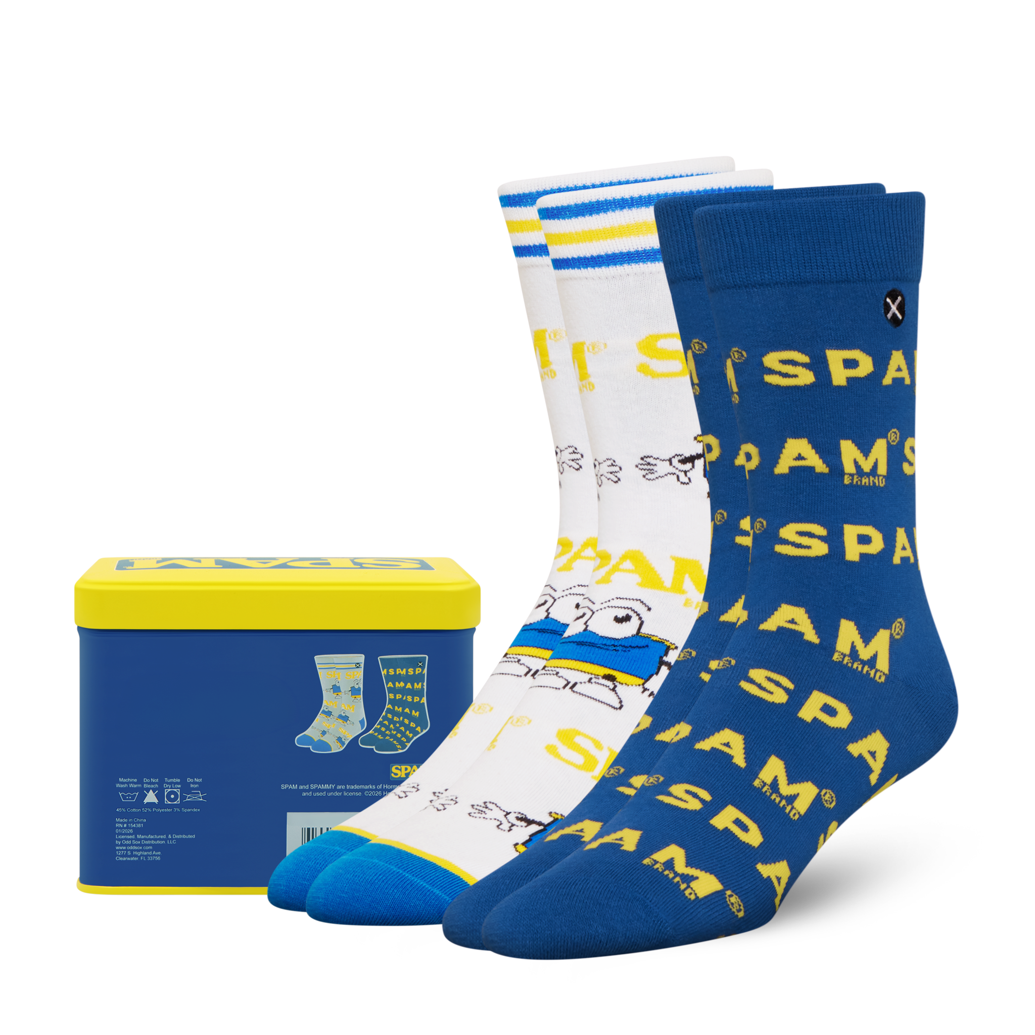 ODDMART SPAM Crew Socks 2-Pack