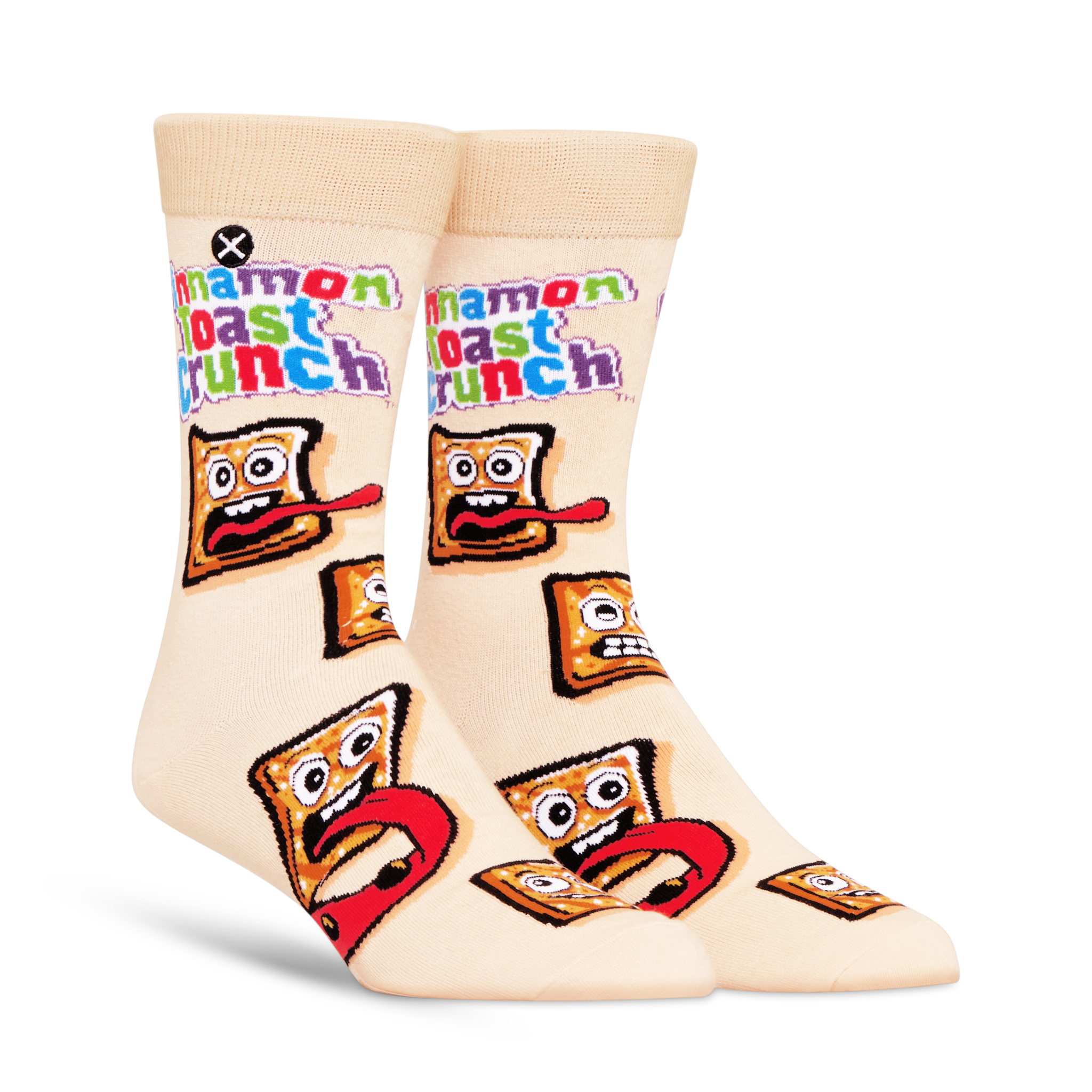 ODDMART Cinnamon Toast Crunch Crew Socks 2-Pack