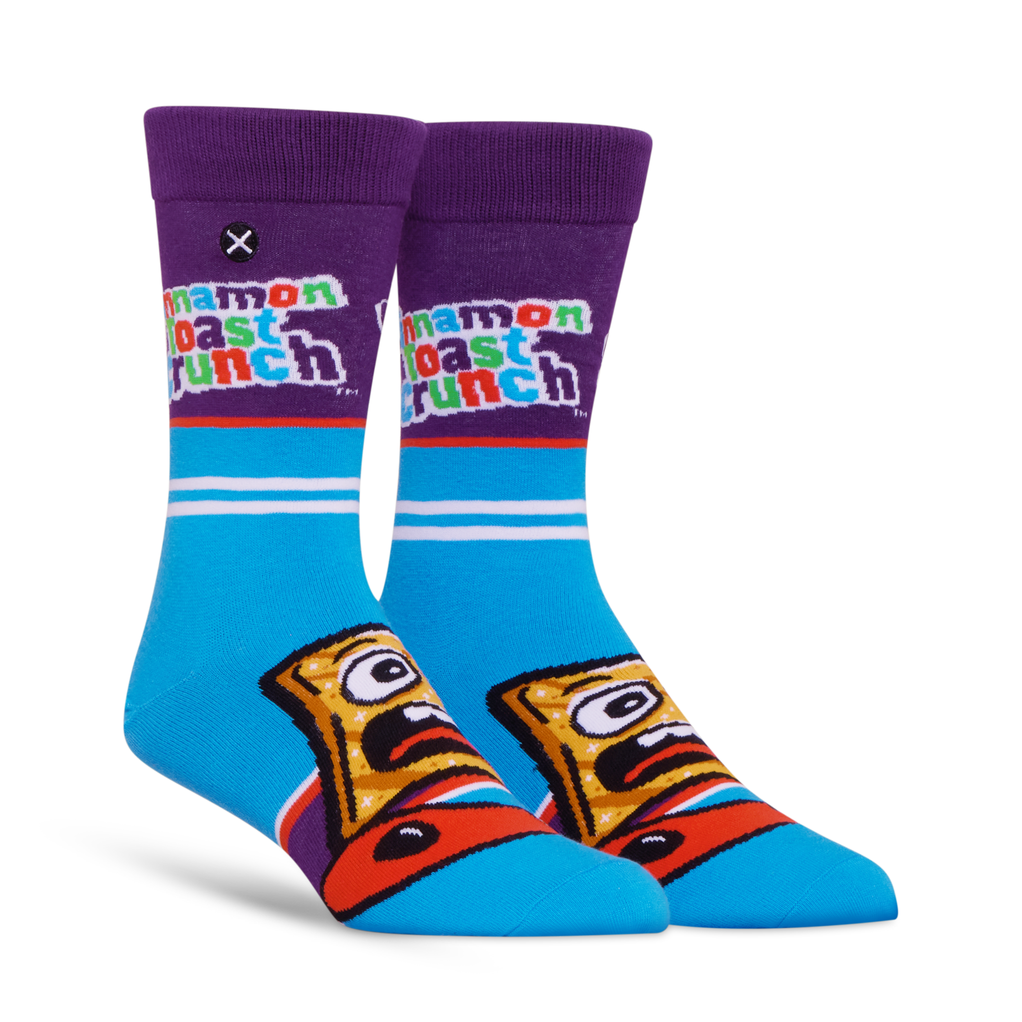 ODDMART Cinnamon Toast Crunch Crew Socks 2-Pack