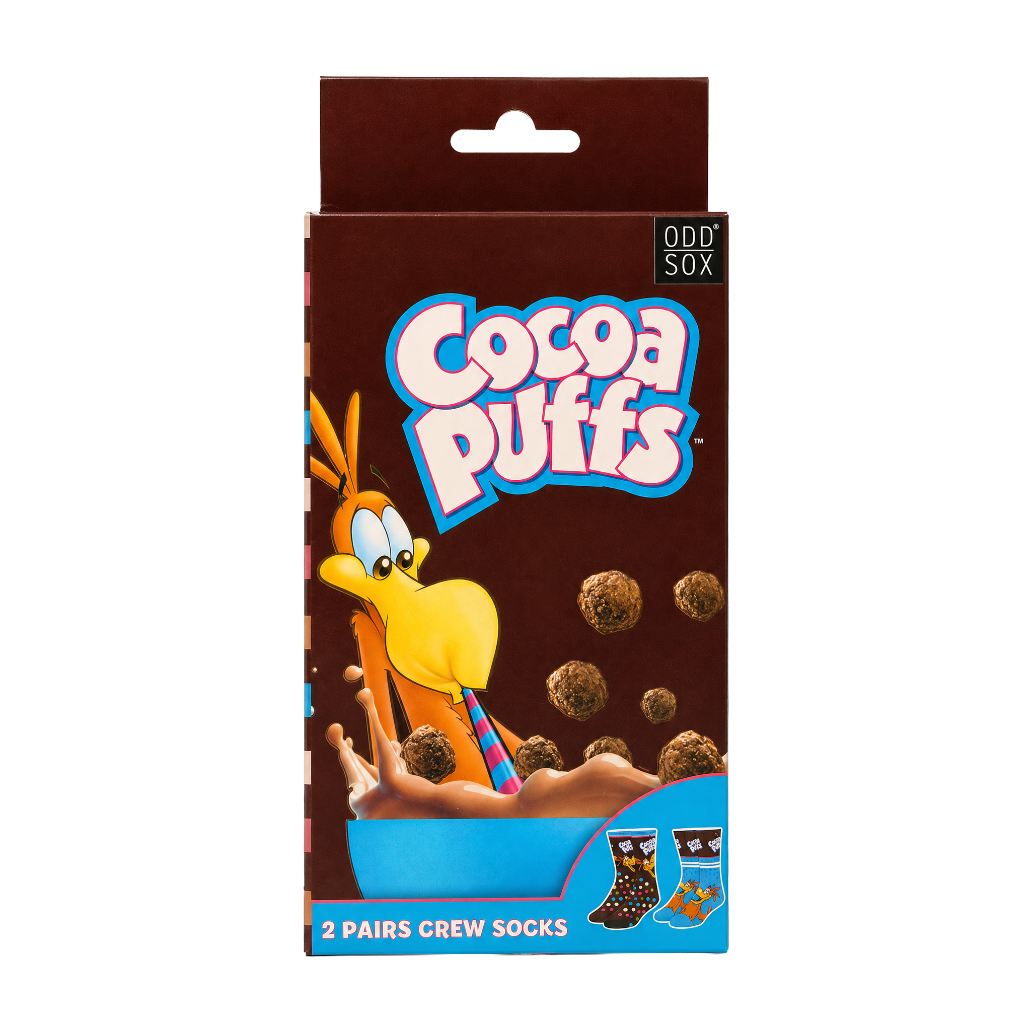 ODDMART Cocoa Puffs Crew Socks 2-Pack