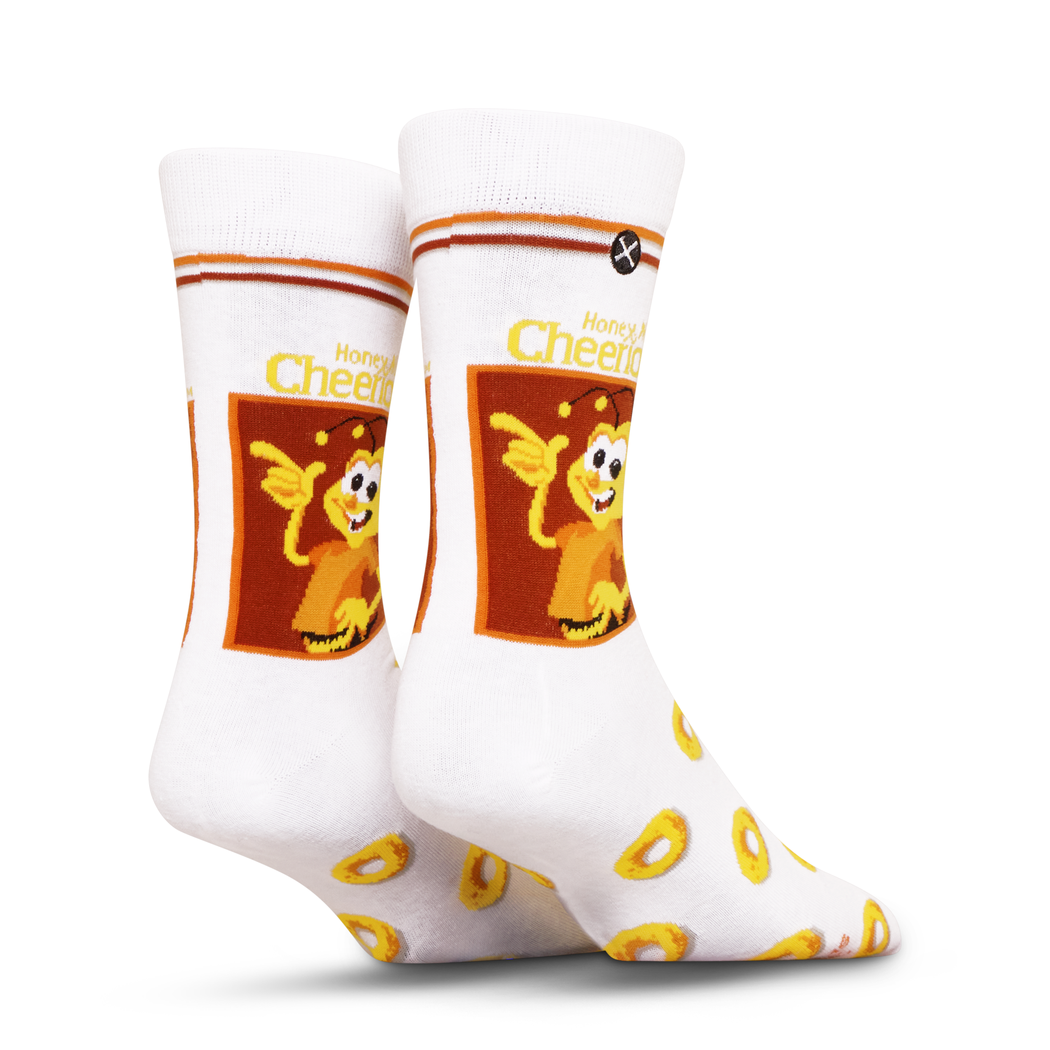 ODDMART Honey Nut Cheerios Crew Socks 2-Pack