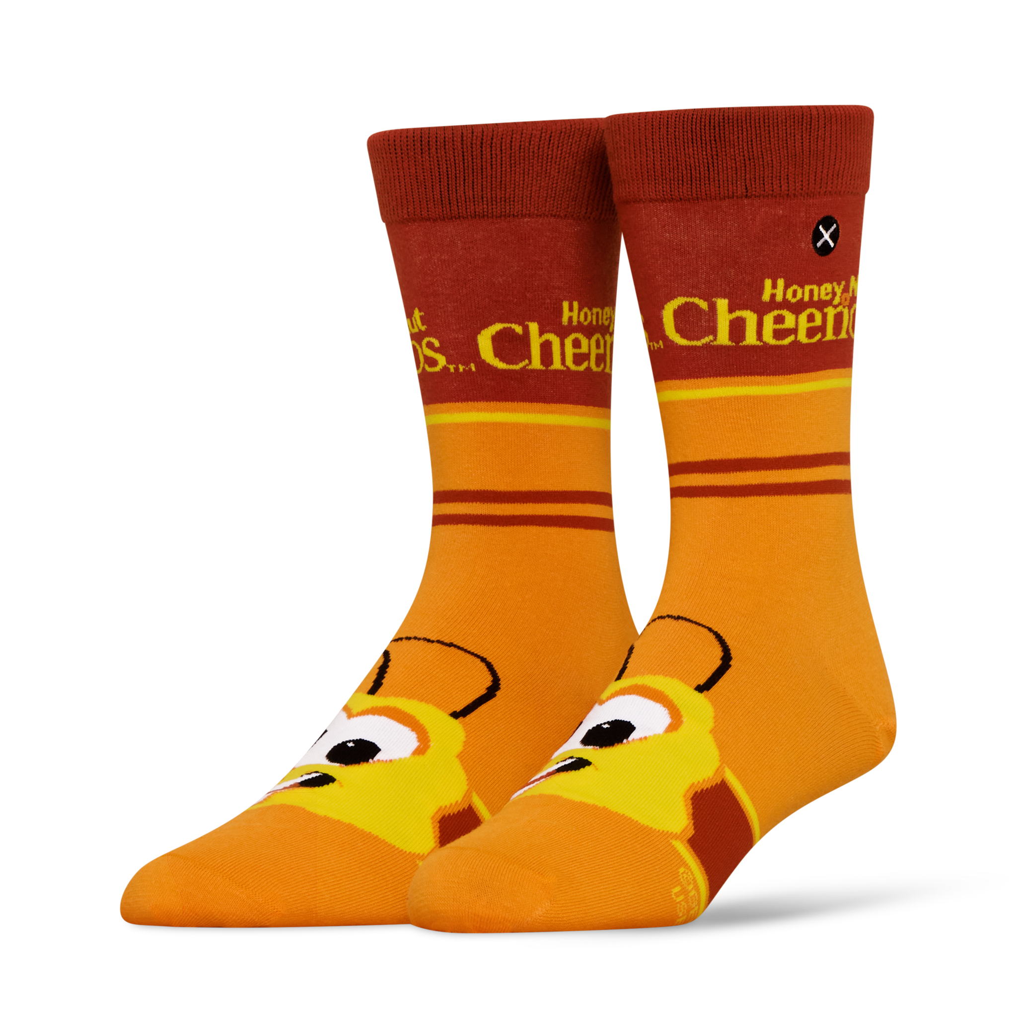 ODDMART Honey Nut Cheerios Crew Socks 2-Pack