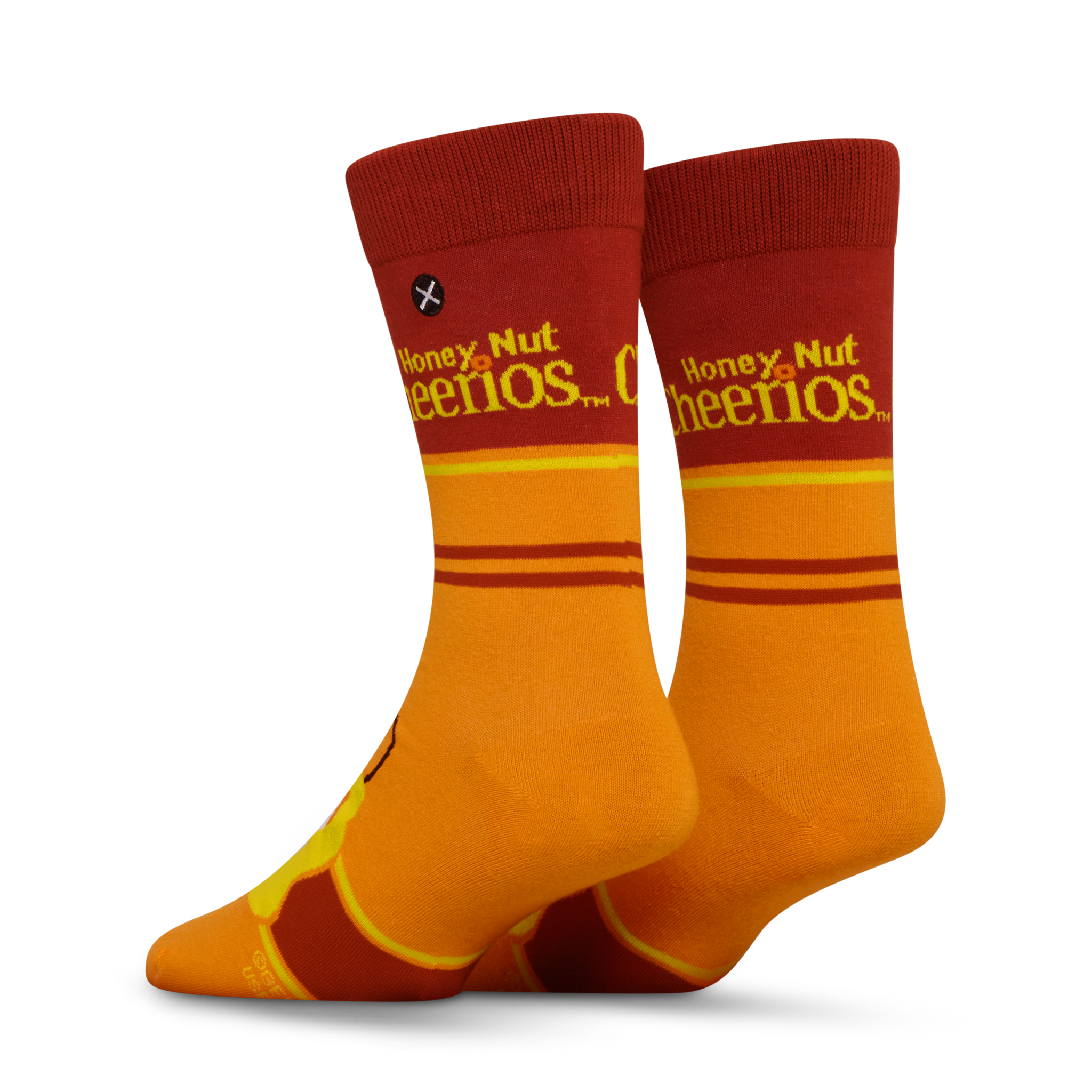 ODDMART Honey Nut Cheerios Crew Socks 2-Pack