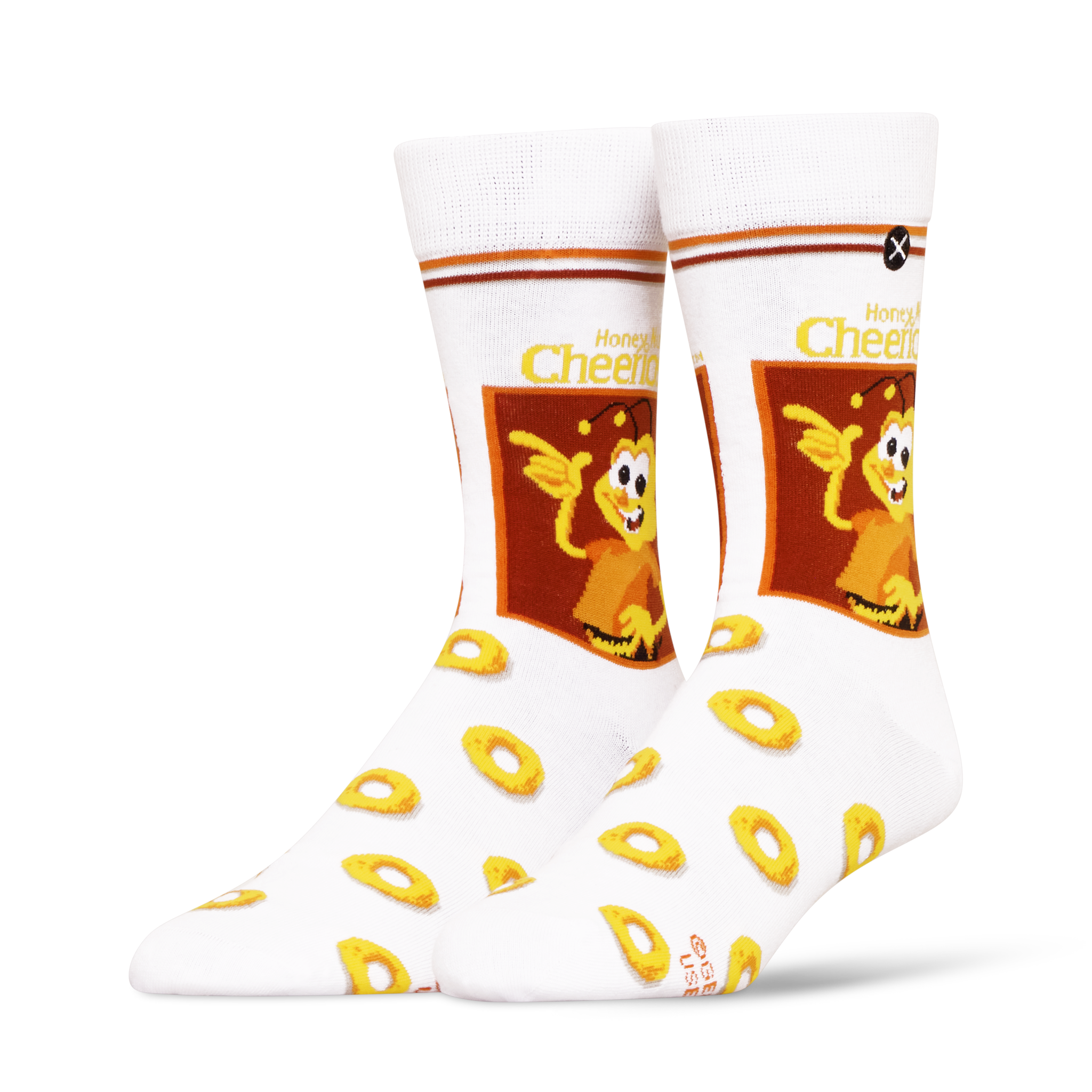 ODDMART Honey Nut Cheerios Crew Socks 2-Pack
