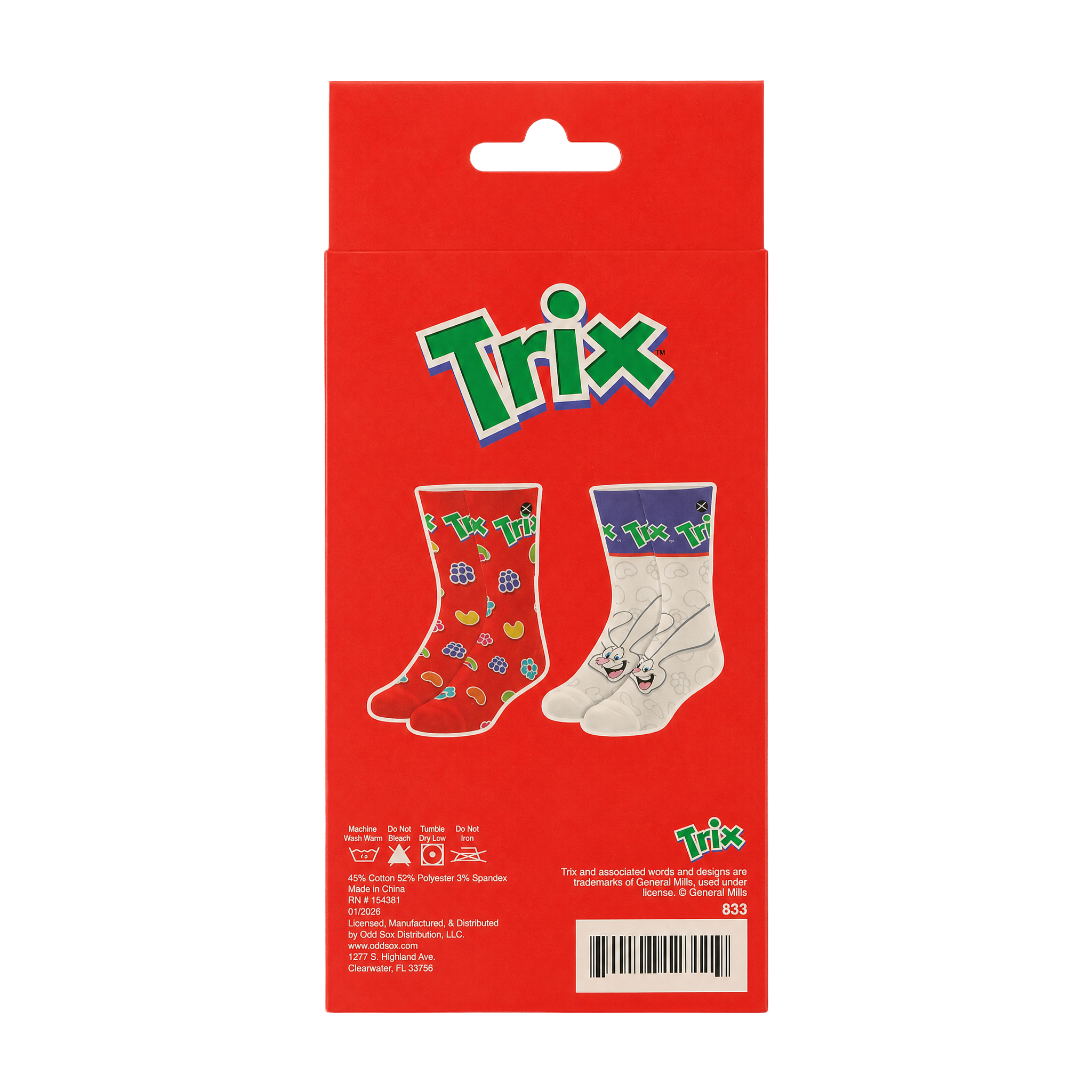ODDMART Trix Crew Socks 2-Pack