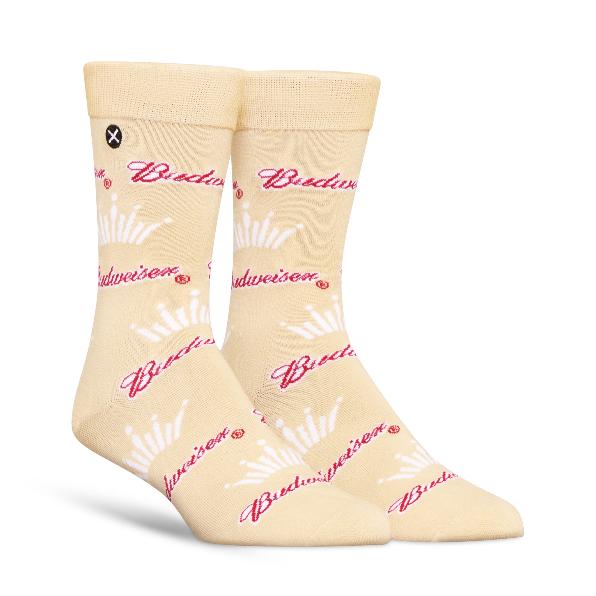 ODDMART Budweiser Crew Socks 2-Pack