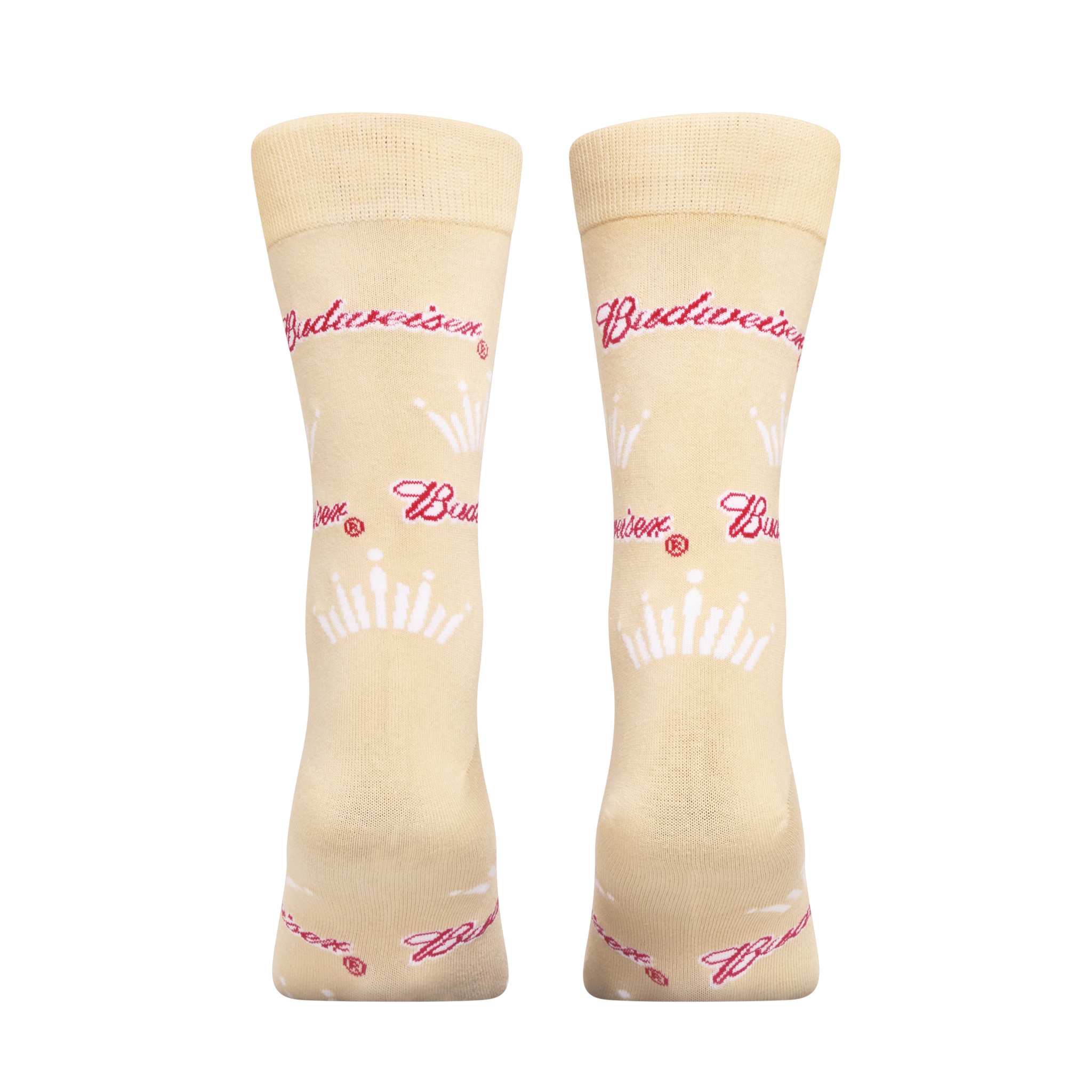 ODDMART Budweiser Crew Socks 2-Pack