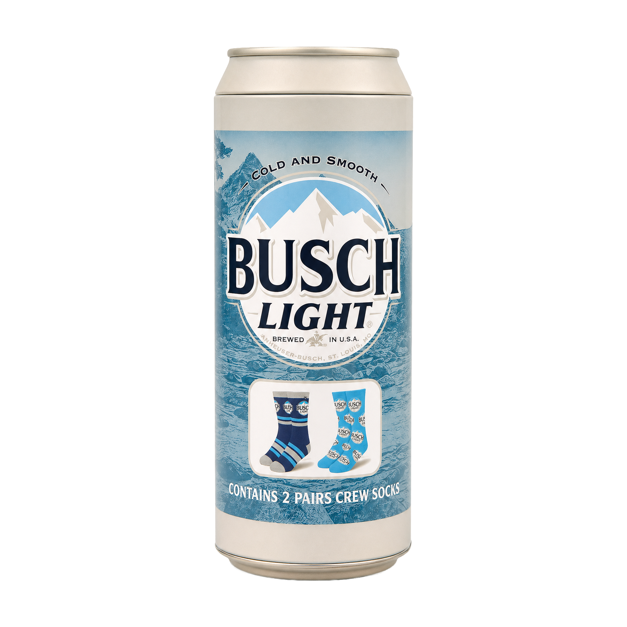 ODDMART Busch Light Crew Socks 2-Pack