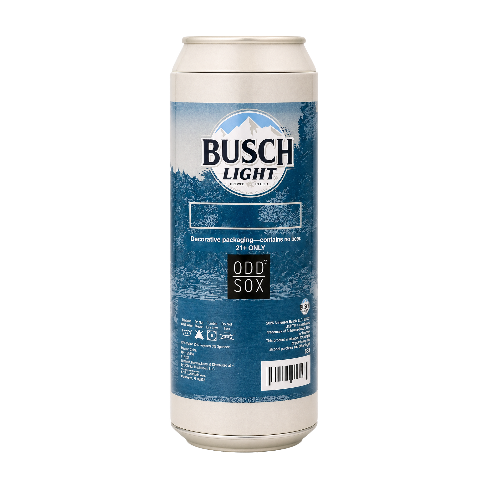 ODDMART Busch Light Crew Socks 2-Pack