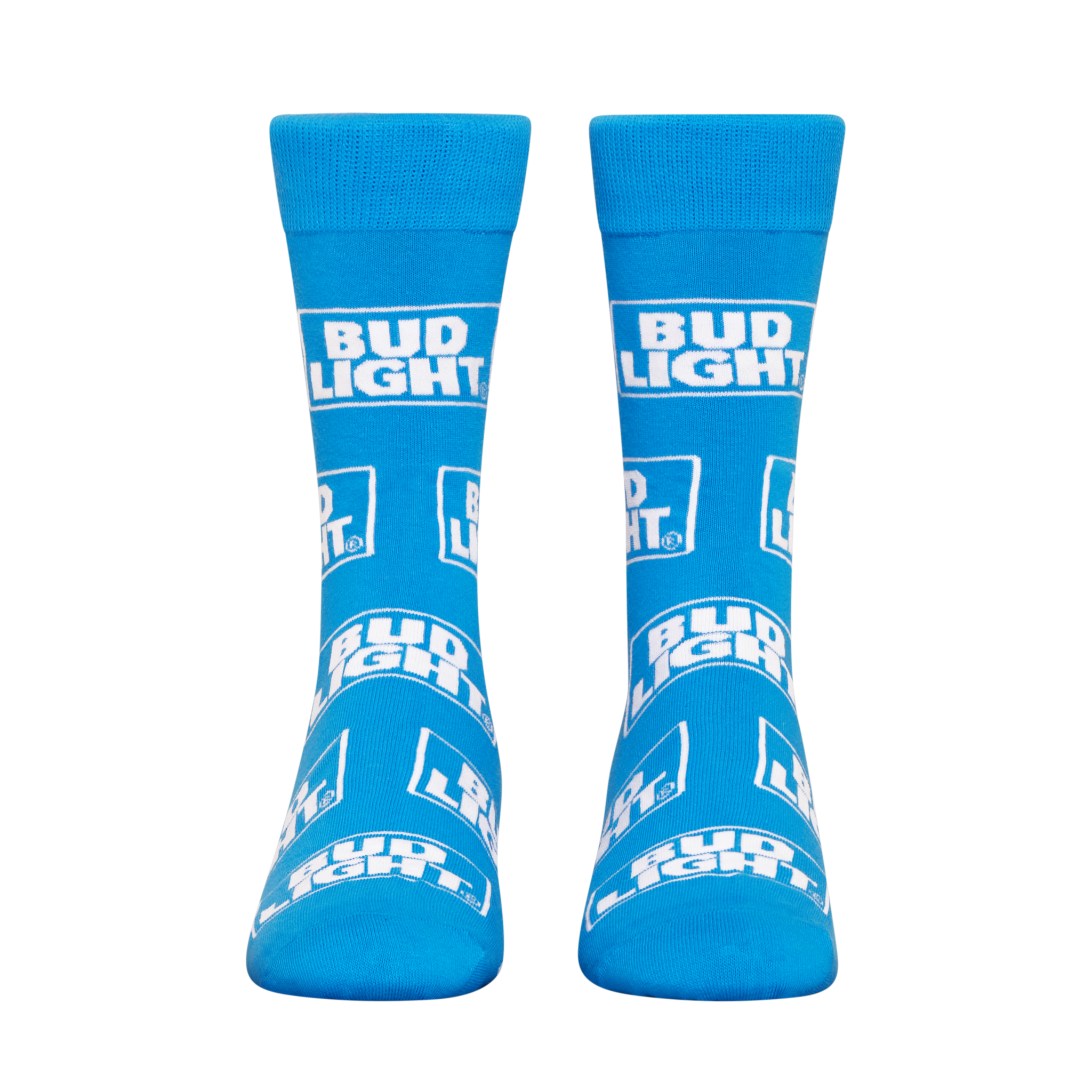 ODDMART Bud Light Crew Socks 2-Pack