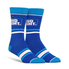 ODDMART Bud Light Crew Socks 2-Pack