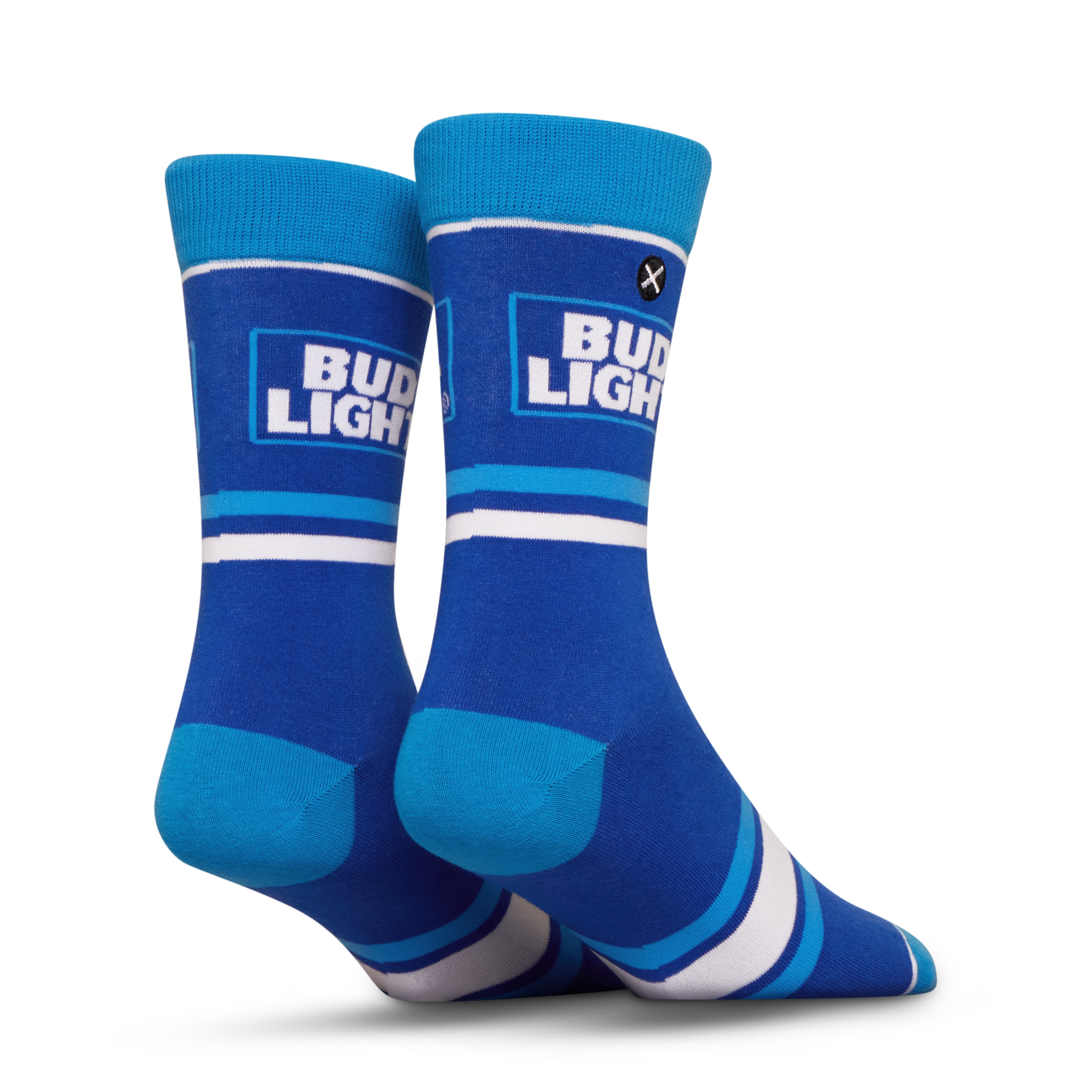 ODDMART Bud Light Crew Socks 2-Pack