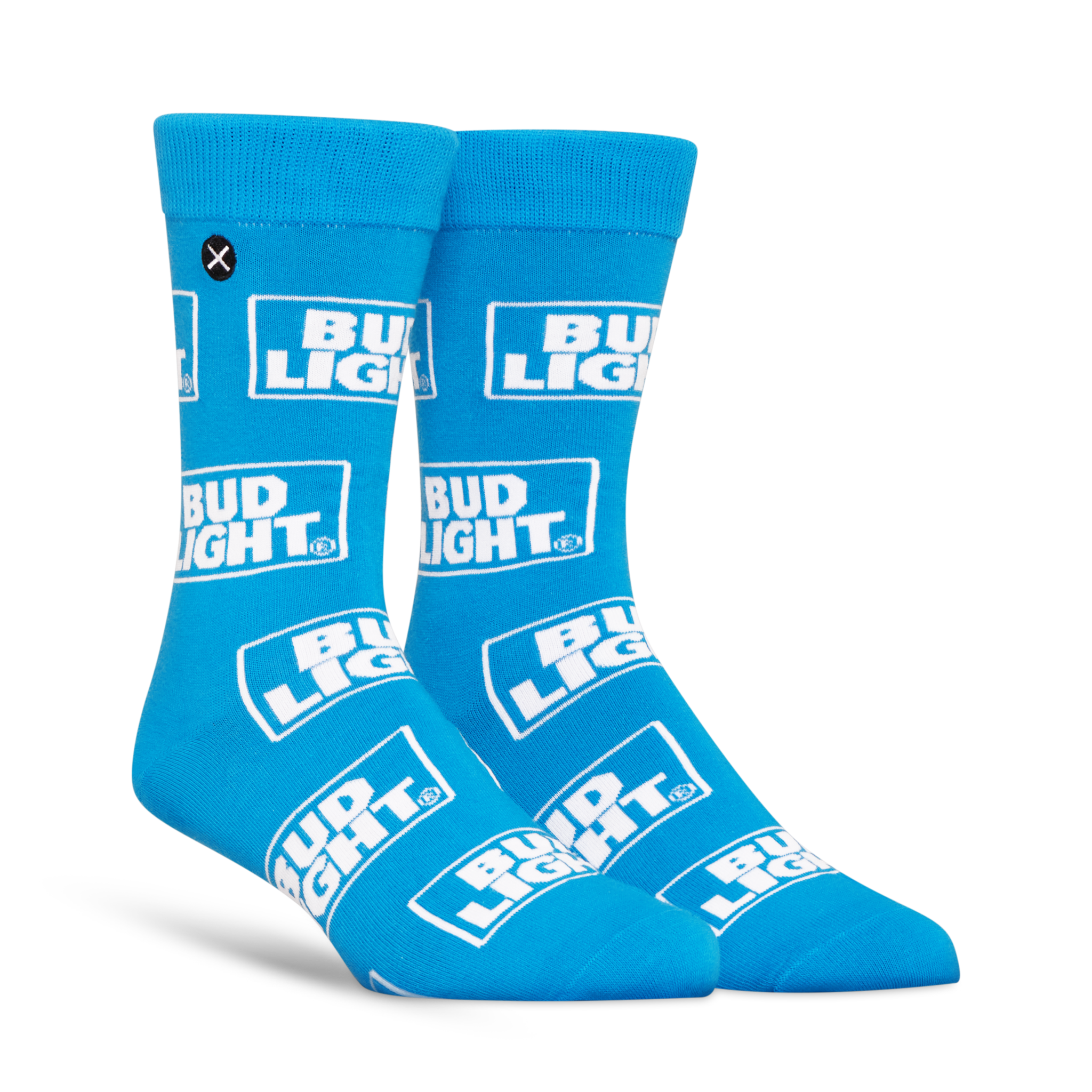 ODDMART Bud Light Crew Socks 2-Pack