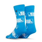 ODDMART Bud Light Crew Socks 2-Pack