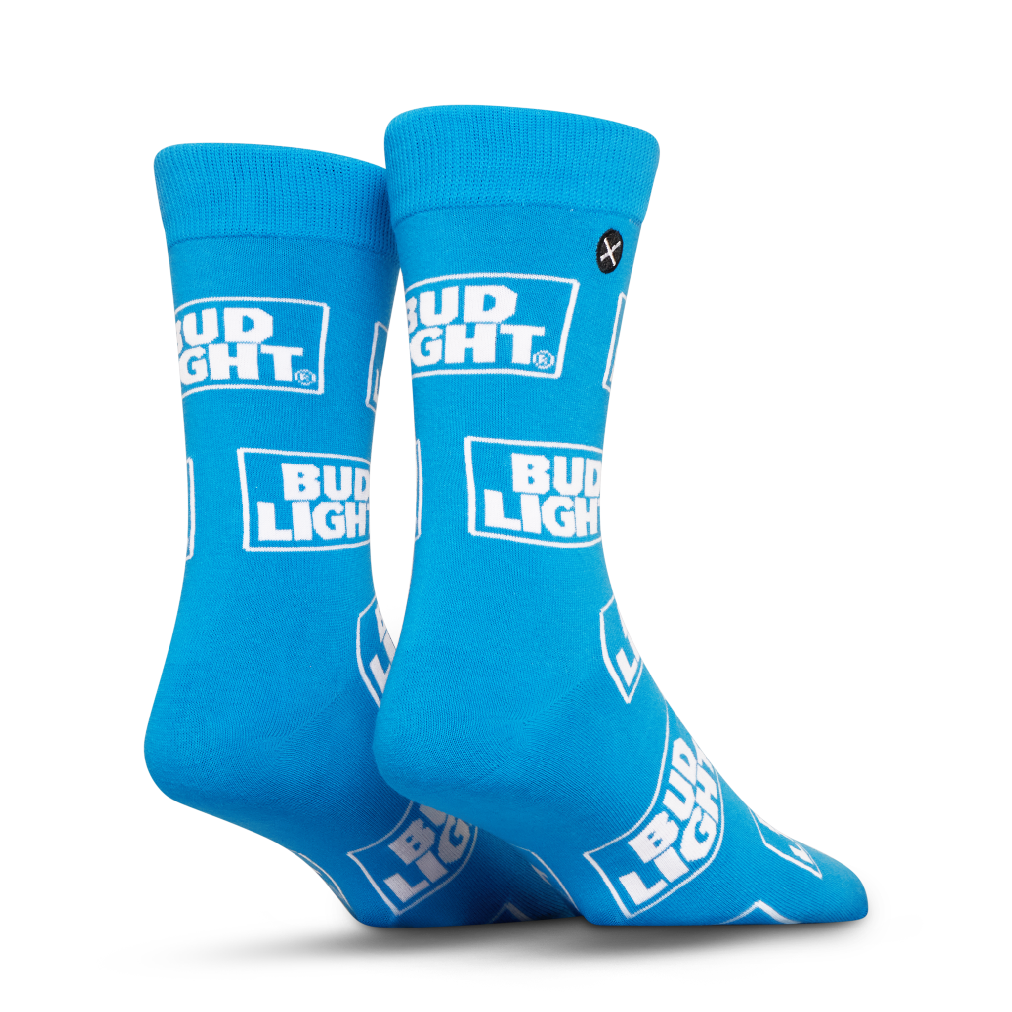 ODDMART Bud Light Crew Socks 2-Pack