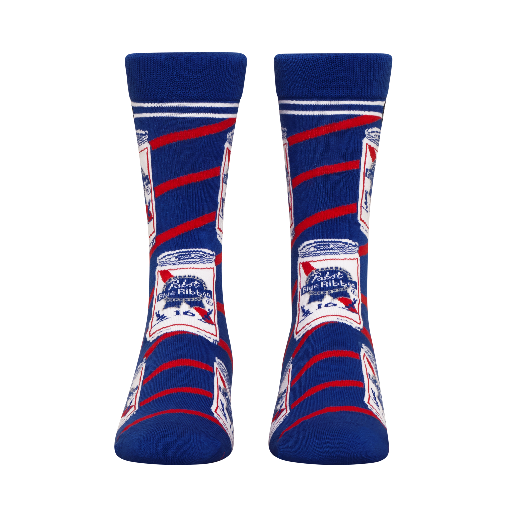 ODDMART Pabst Blue Ribbon Crew Socks 2-Pack