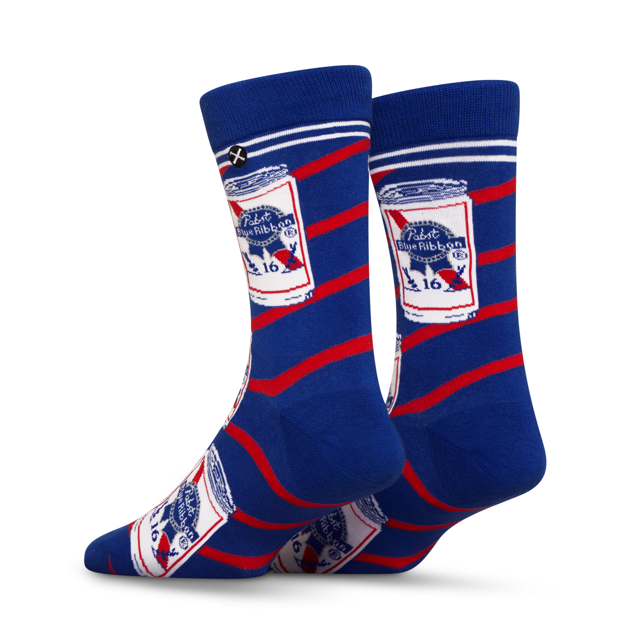 ODDMART Pabst Blue Ribbon Crew Socks 2-Pack