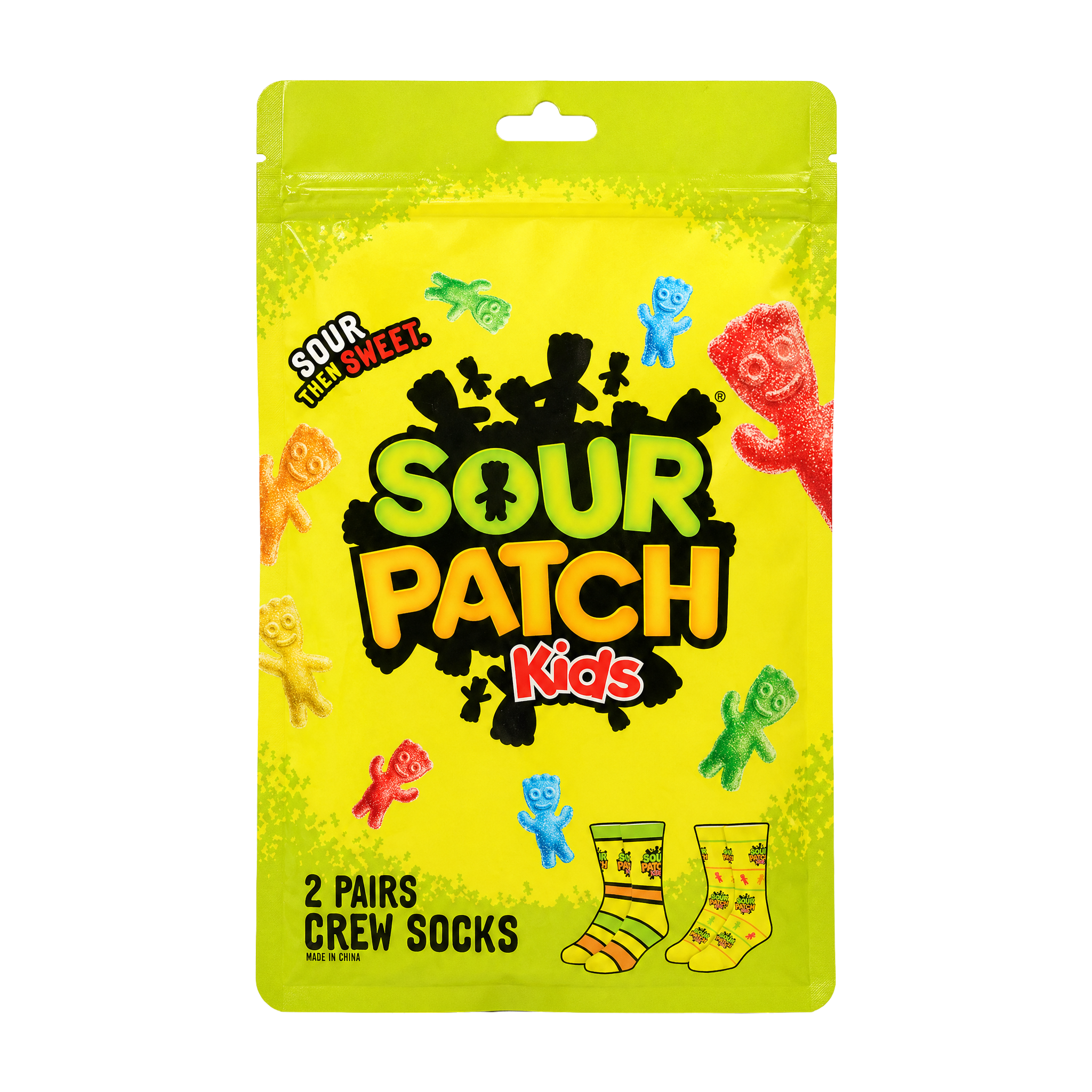 ODDMART Sour Patch Kids Crew Socks 2-Pack