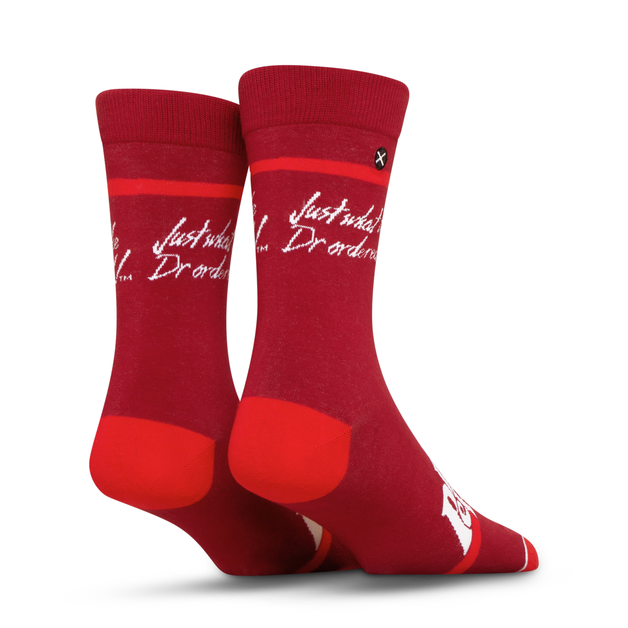 ODDMART Dr Pepper Crew Socks 2-Pack