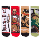 Attack On Titan  Men's Crew Socks 4-Pack