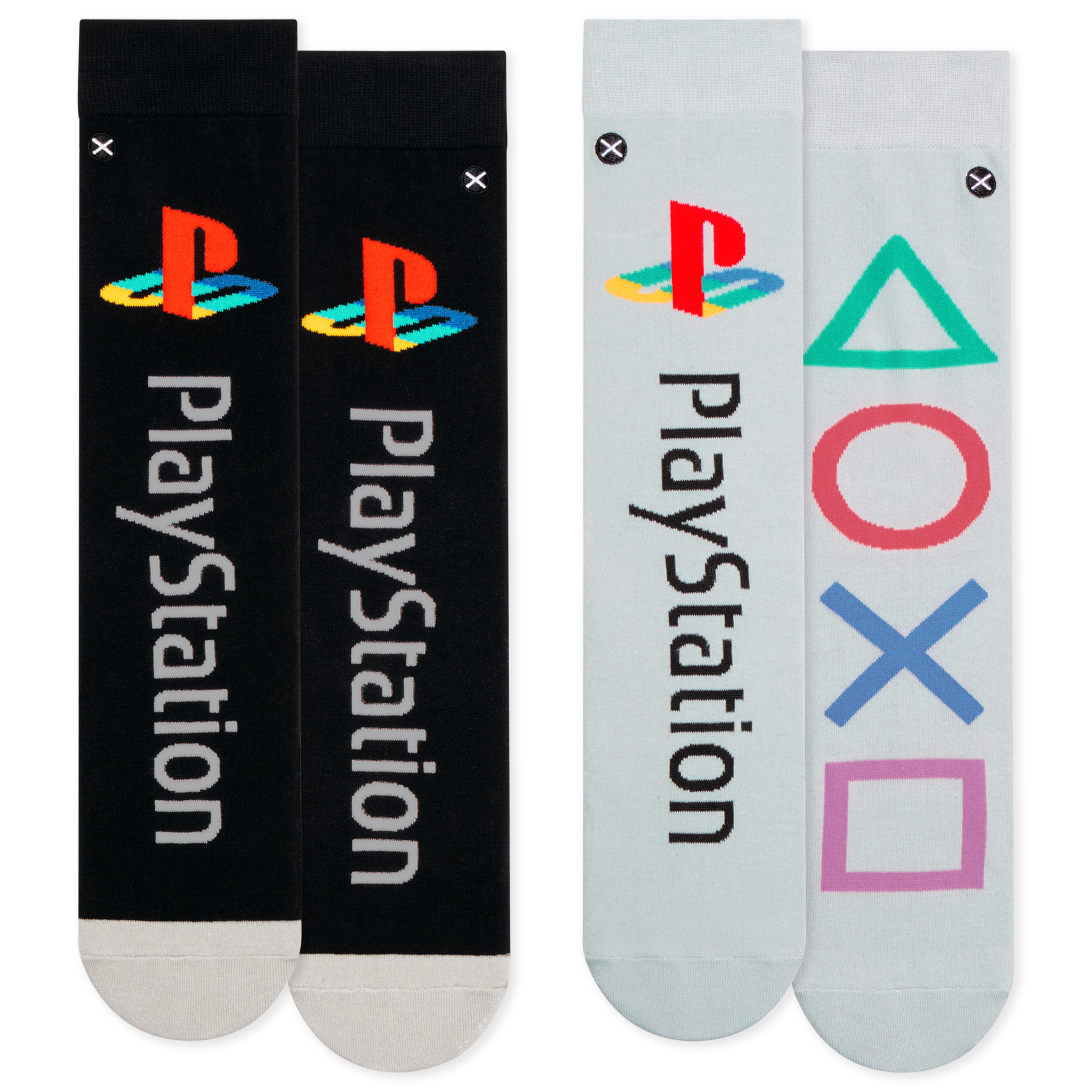 Playstation Heritage Crew Sock 4-Pack