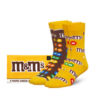 ODDMART Peanut M&M's Crew Socks 2-Pack